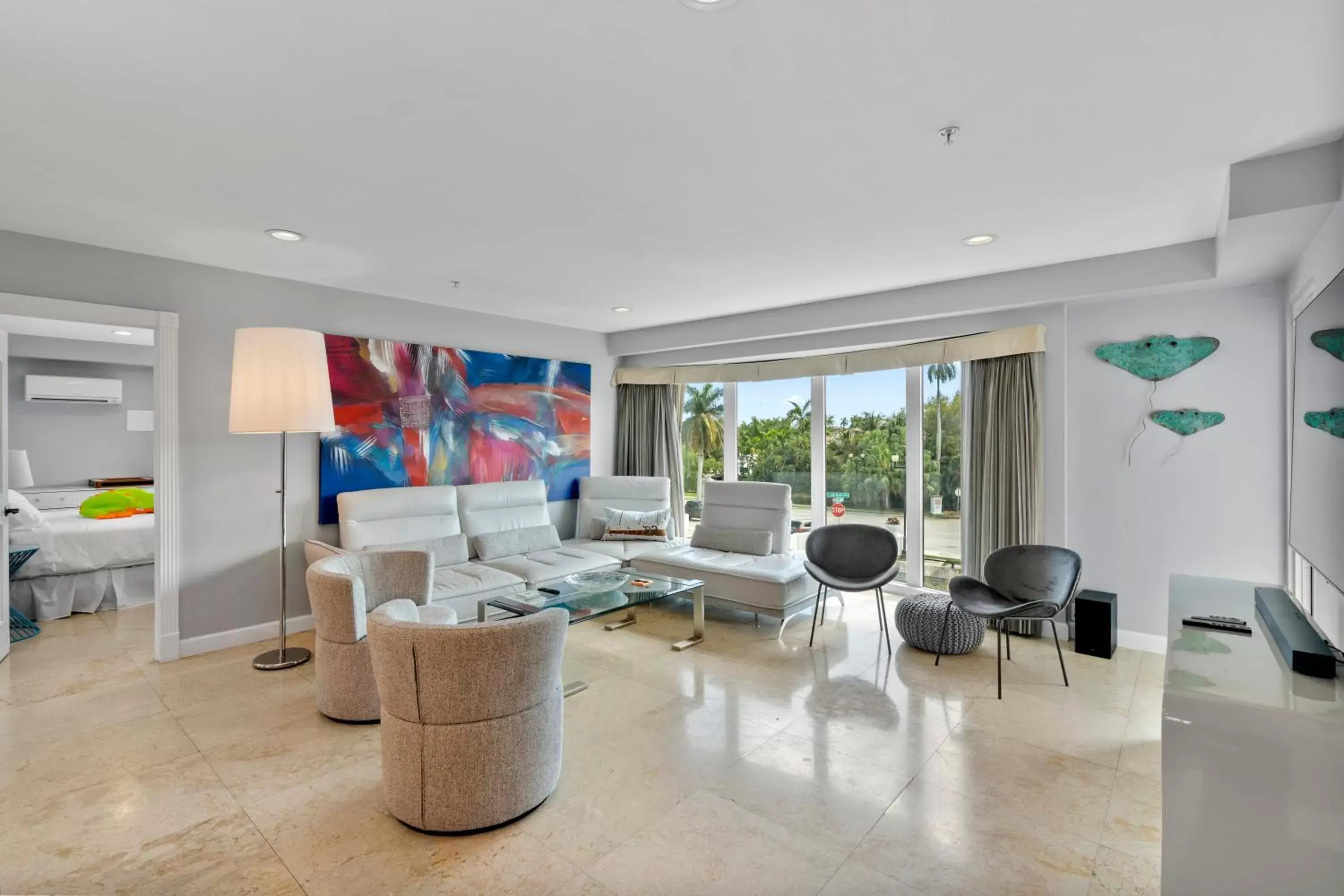 Living room, Seating Area in Isle of Venice Residence and Marina