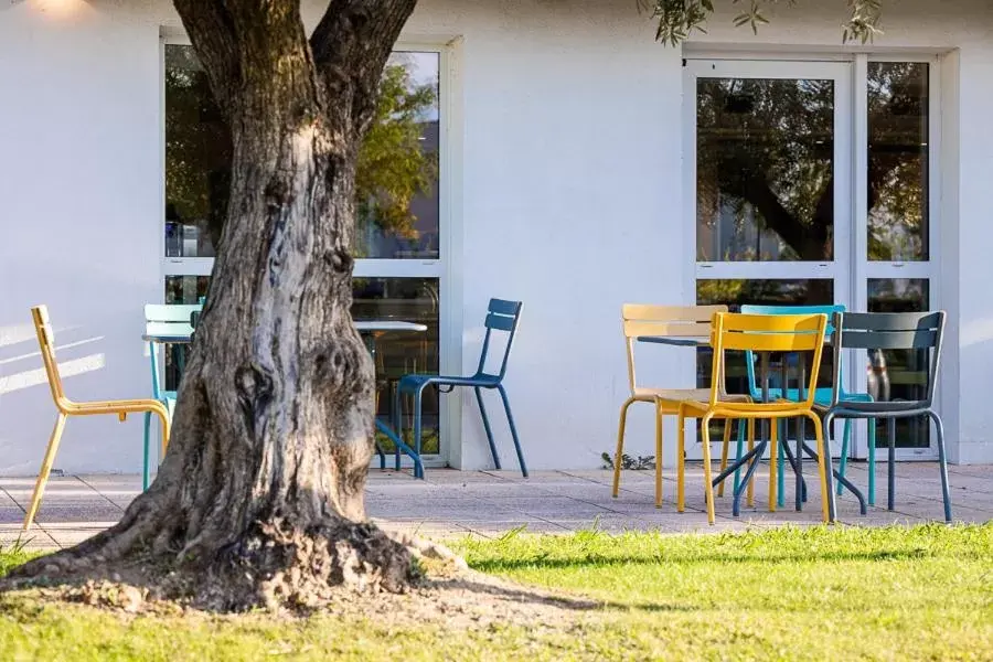 Patio in ibis budget Carcassonne Aéroport - A61