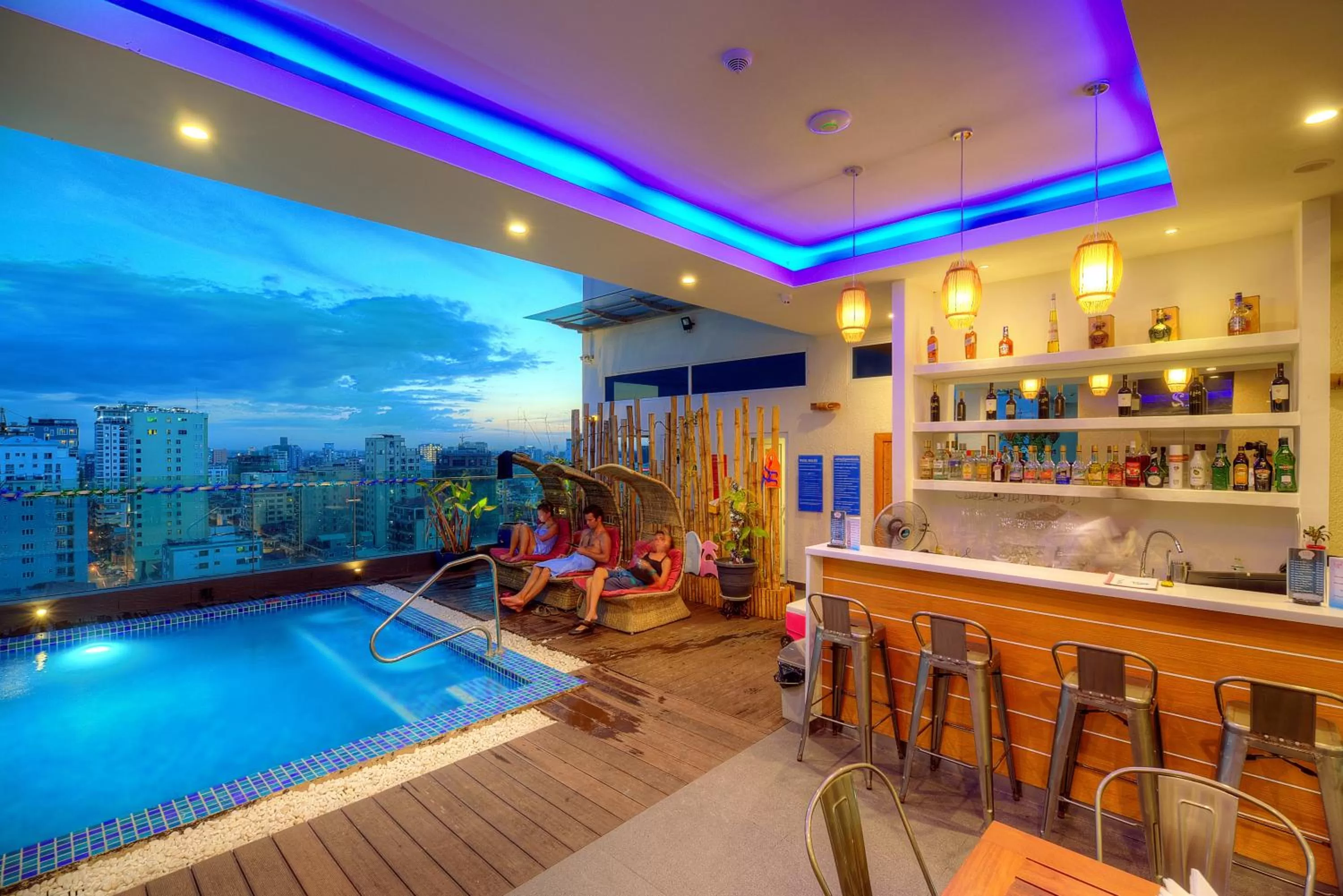 Lounge or bar in Orussey One Hotel & Apartment