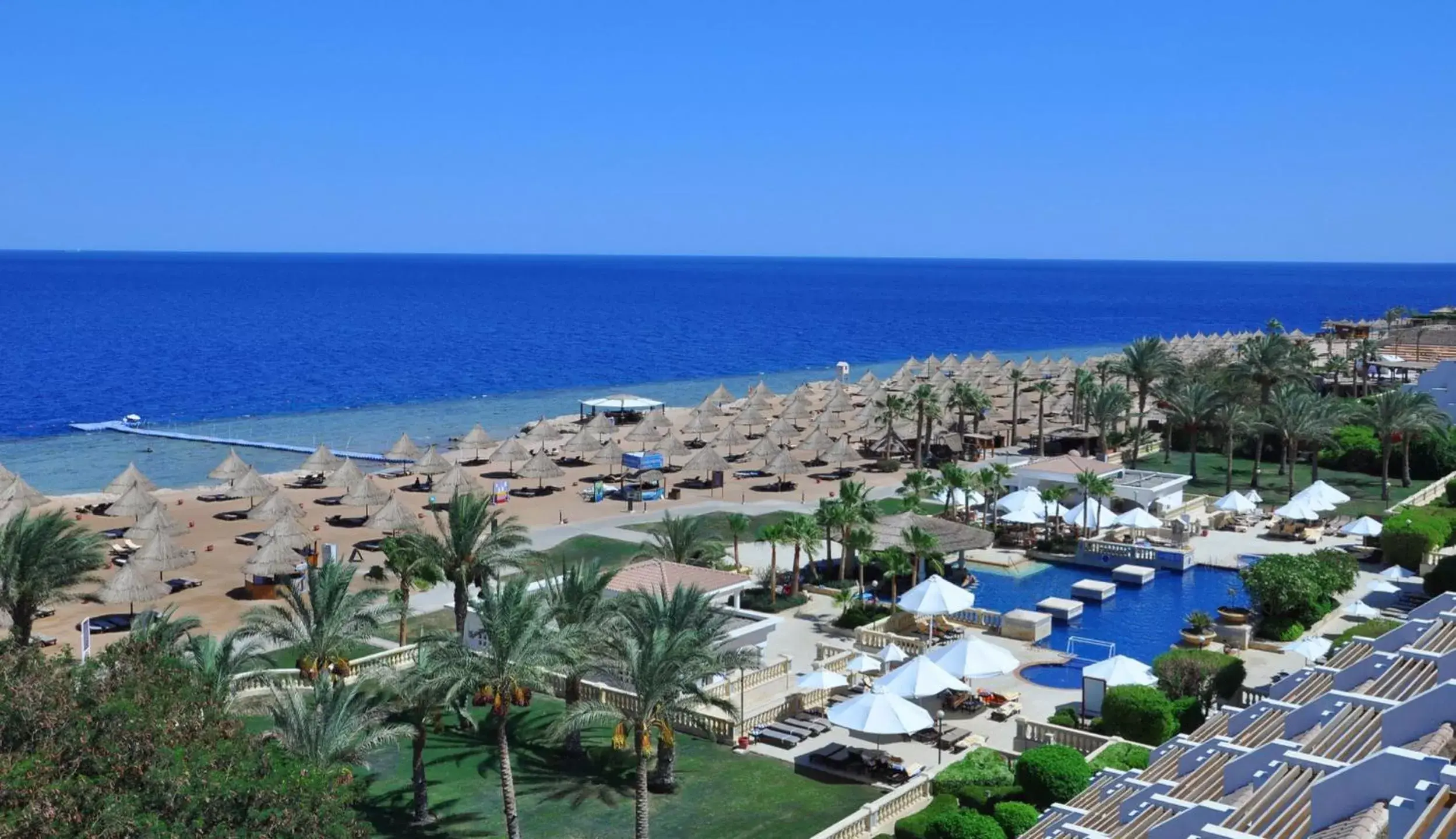 Beach, Bird's-eye View in Sheraton Sharm Hotel, Resort, Villas & Spa