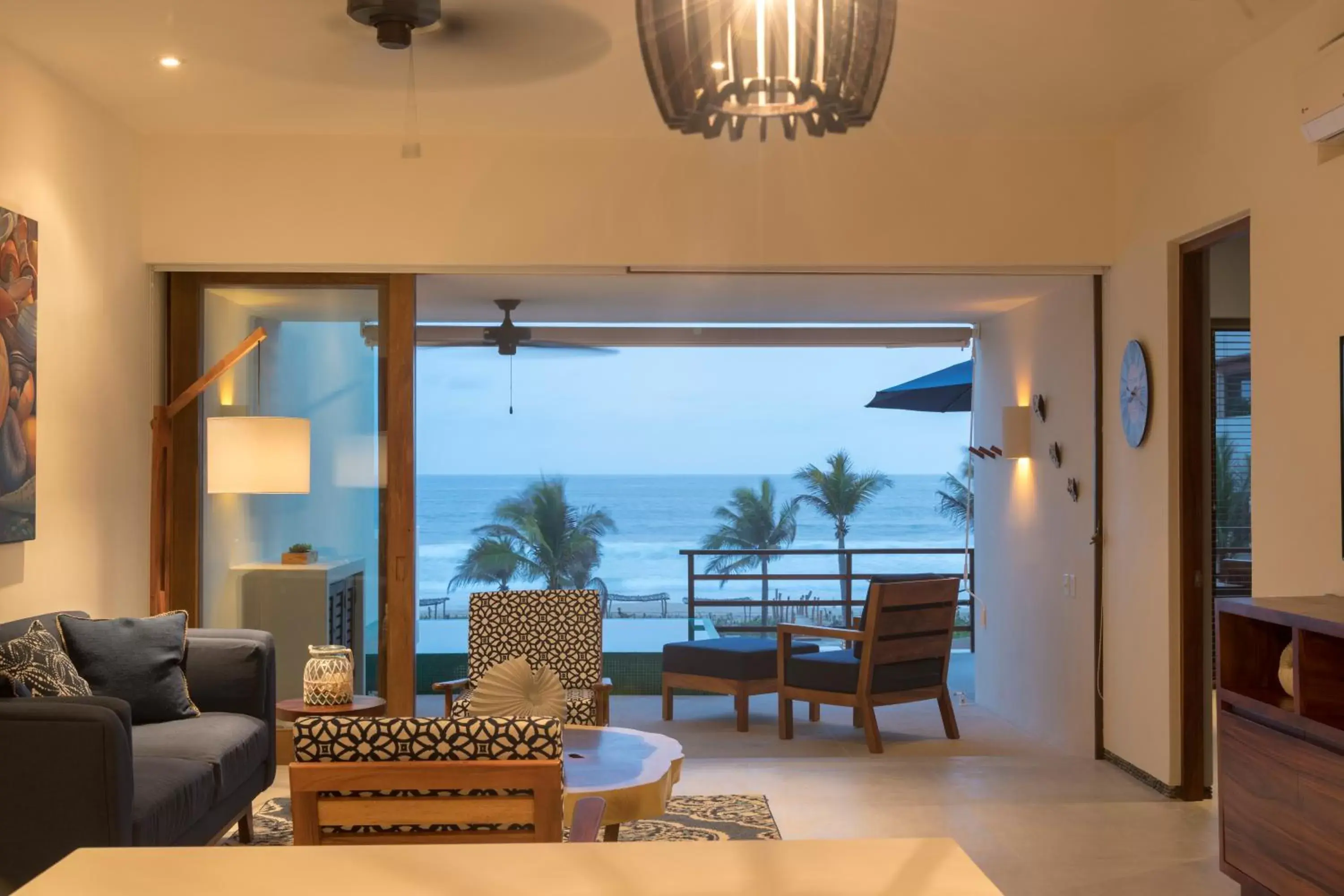 Balcony/Terrace, Seating Area in Marea Beachfront Villas