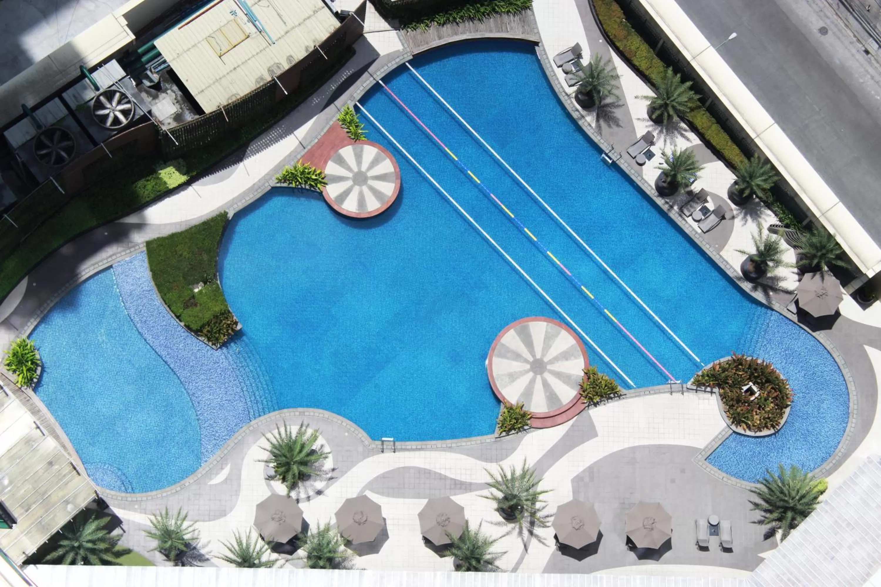 Swimming pool in The Alpha Suites