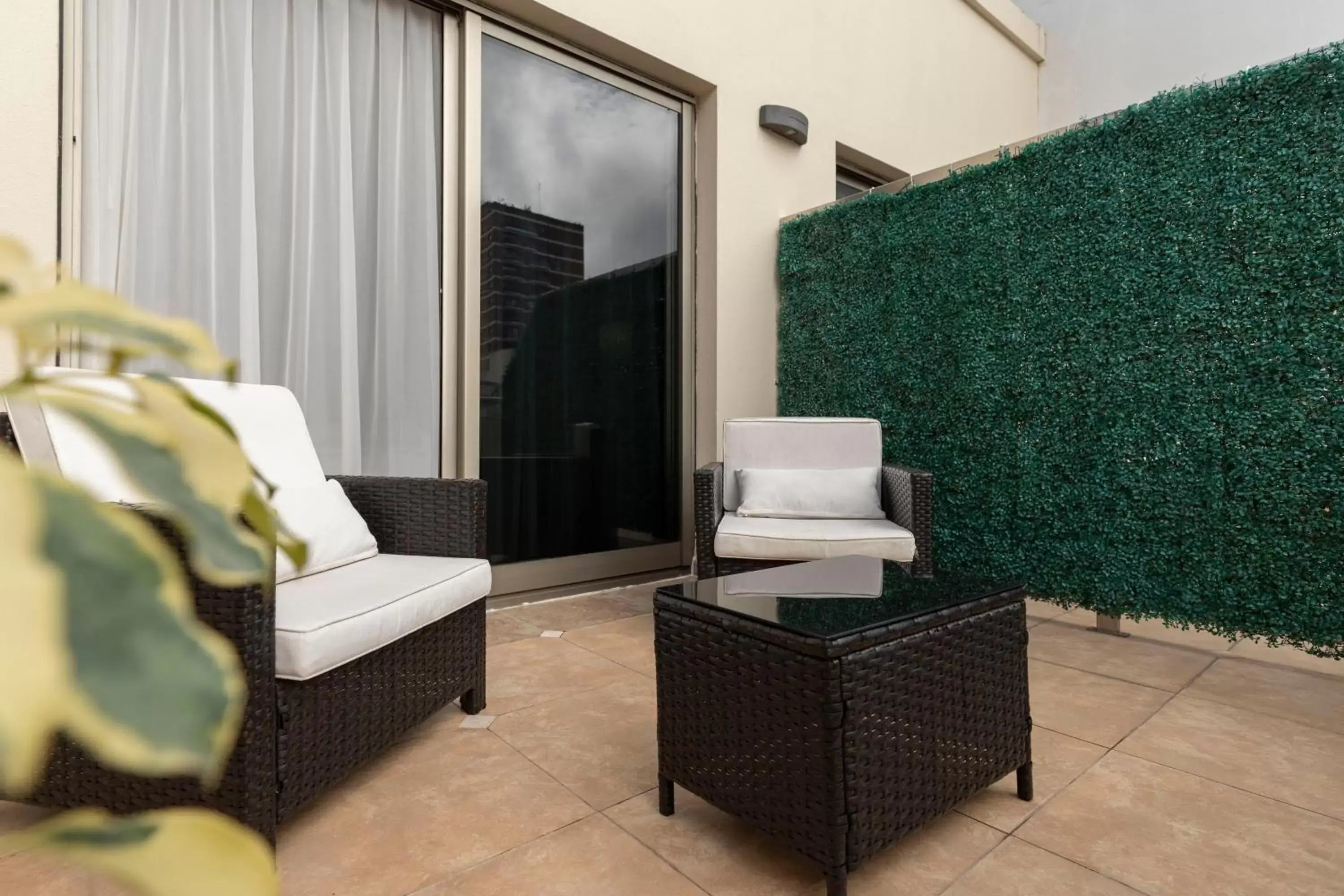 Balcony/Terrace, Seating Area in Blank Hotel Recoleta