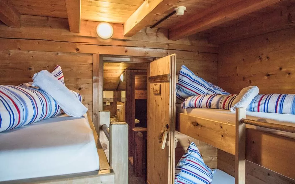 Bed in Hocheckhuette On Top of the Kitzbuehel Hahnenkamm Mountain