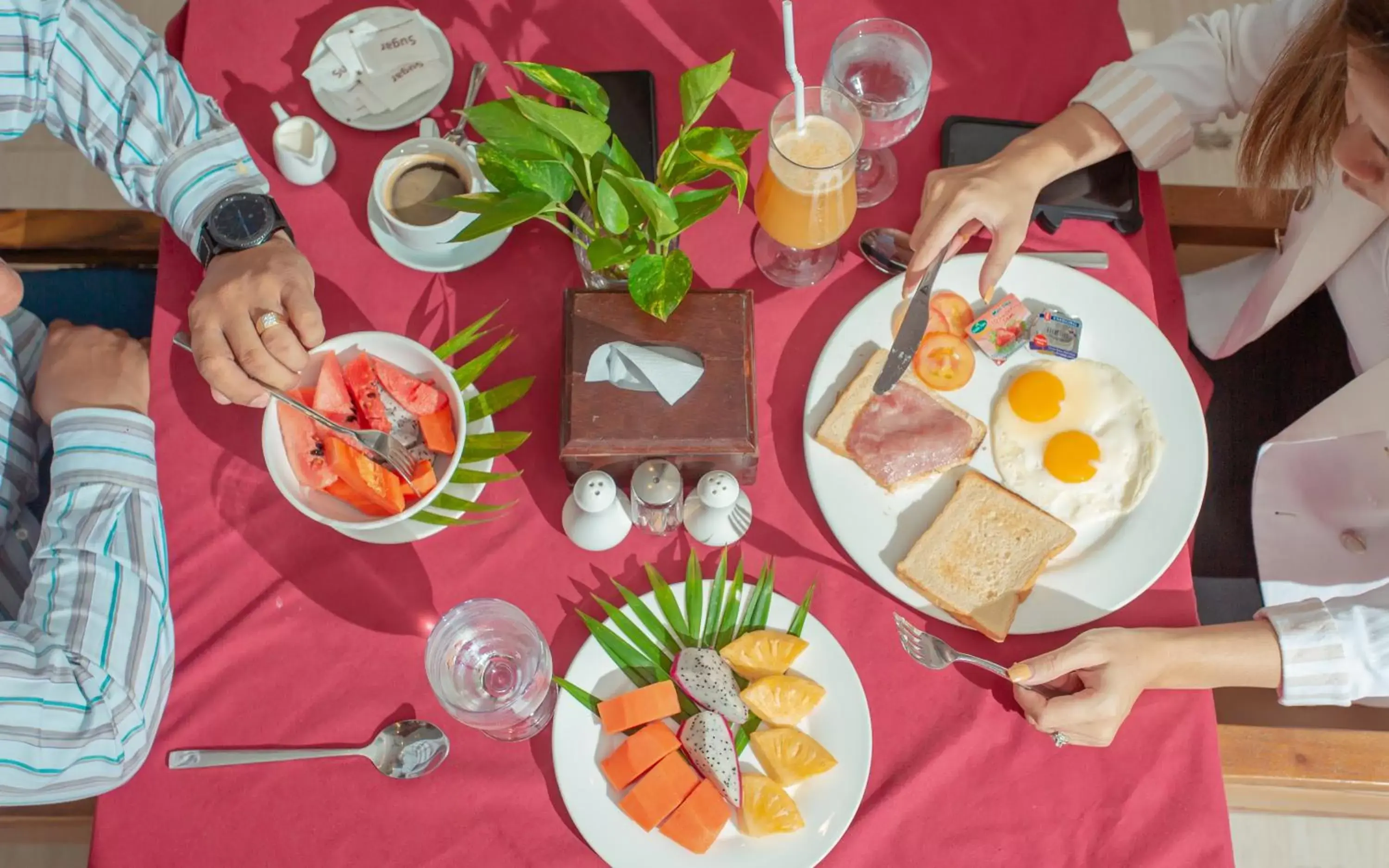 Breakfast in Best Central Point Hotel