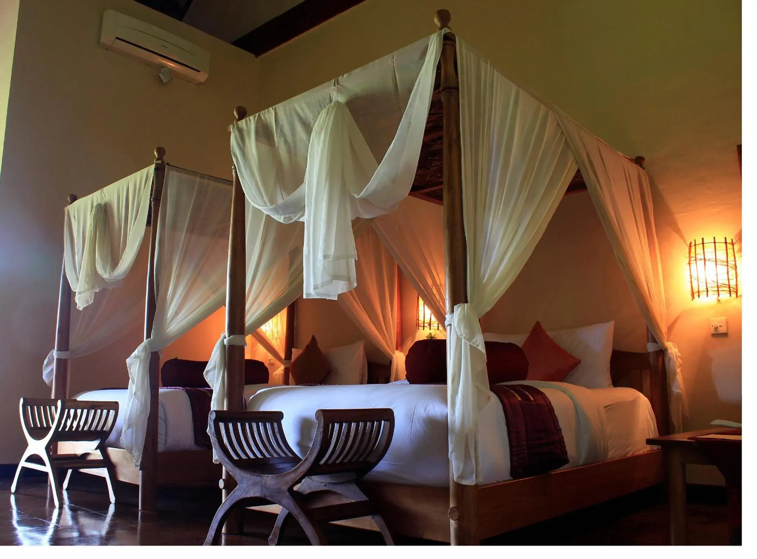 Bed in Junjungan Ubud Hotel & Spa