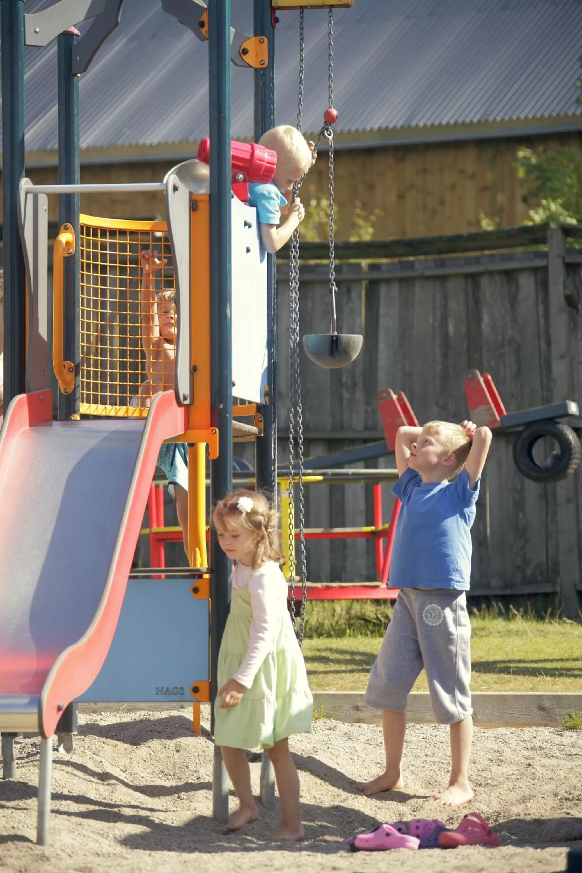 Children play ground in Sørlandet Feriesenter