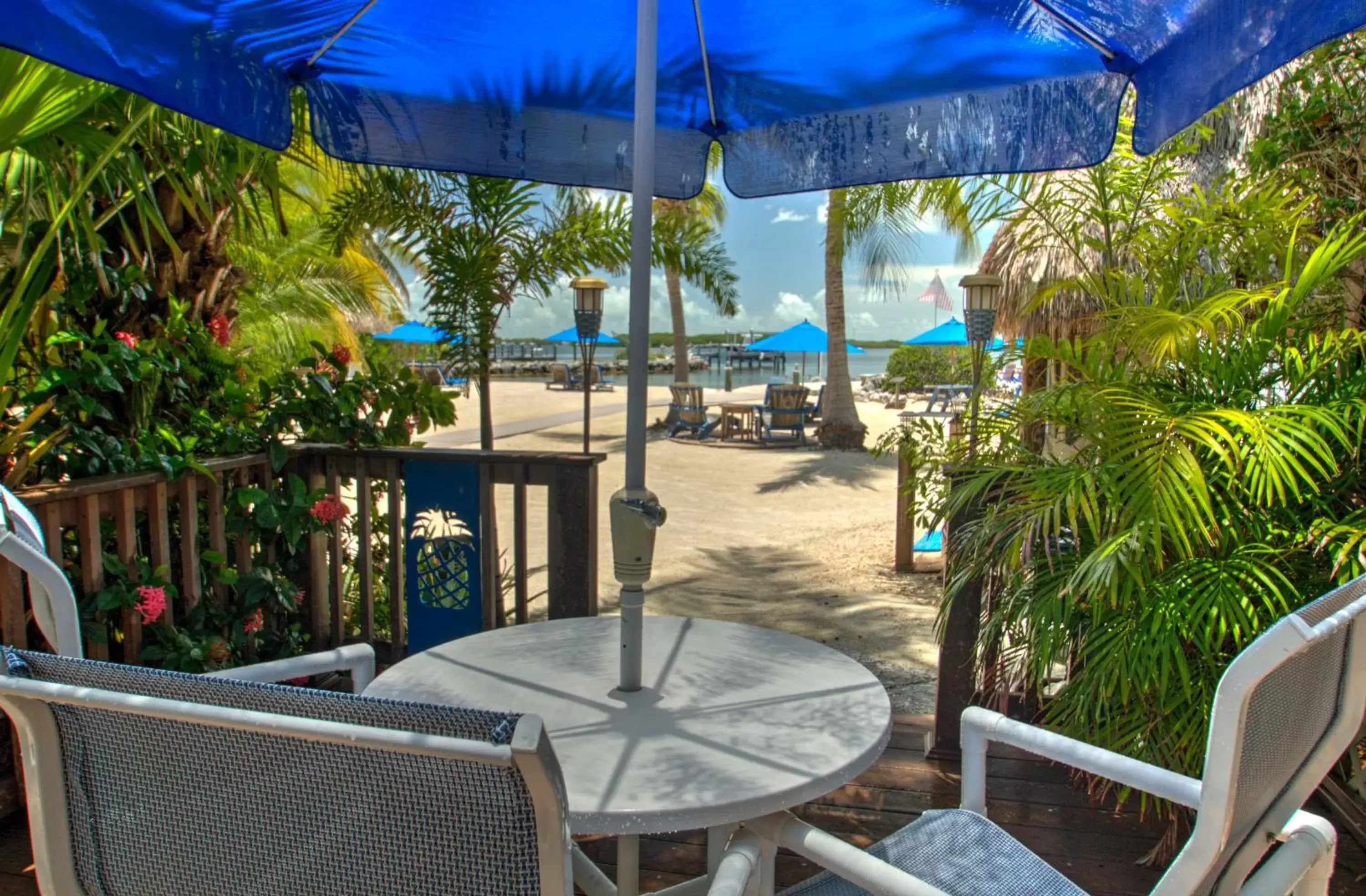 Patio in Island Bay Resort