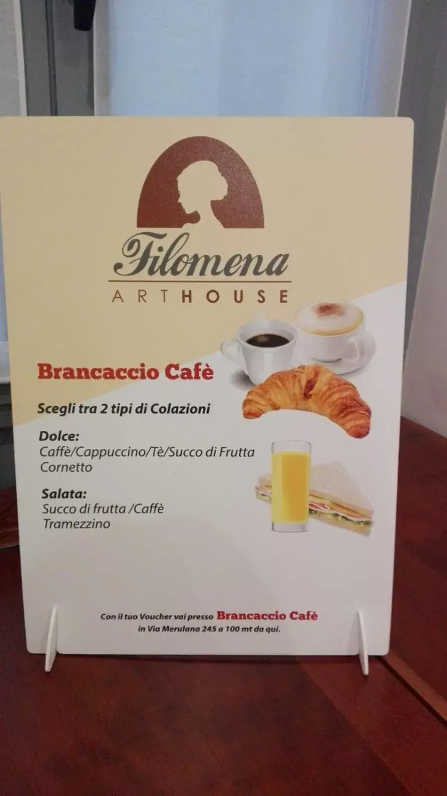Italian breakfast in Filomena Arthouse