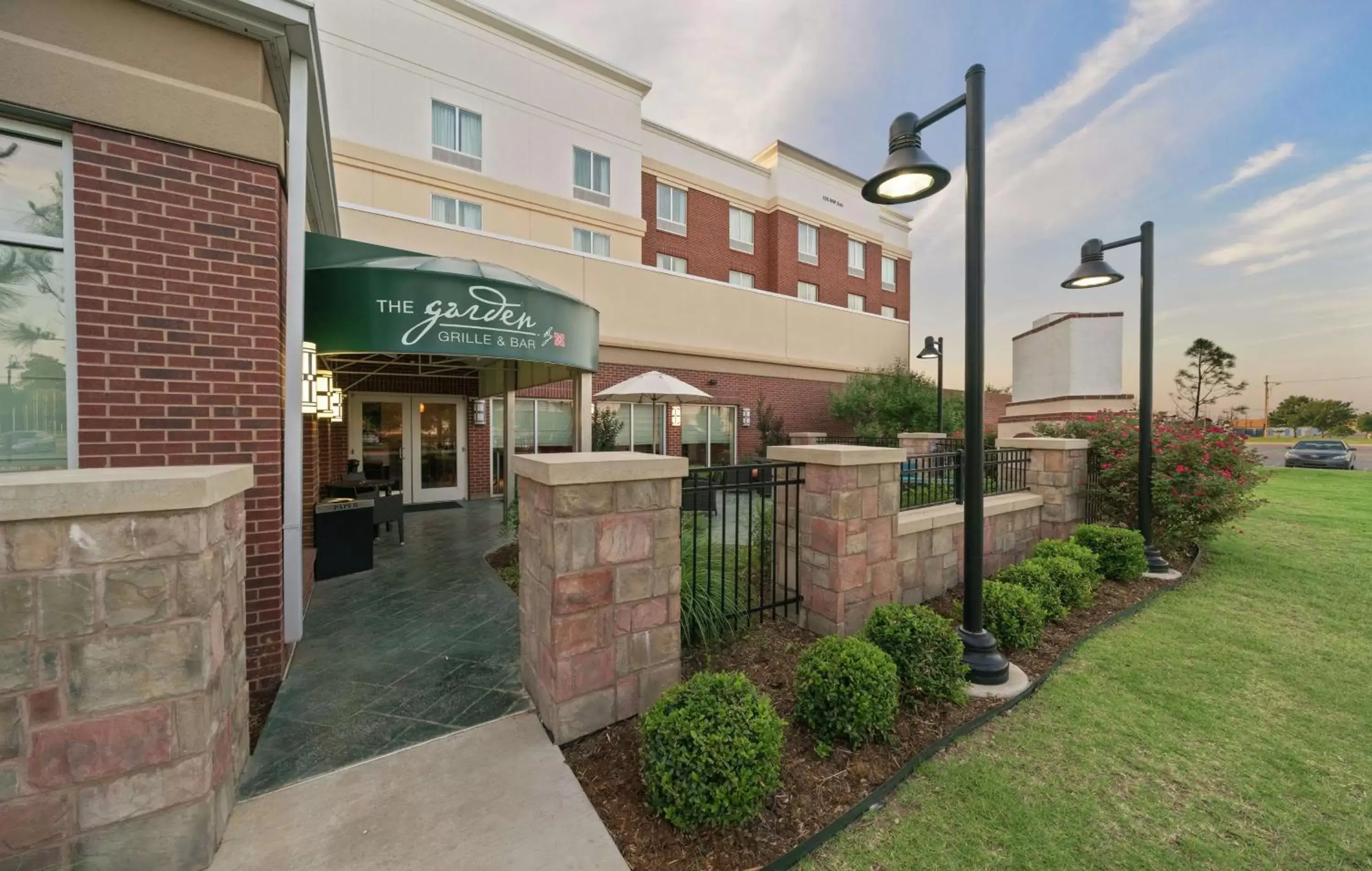 Patio in Hilton Garden Inn Lawton-Fort Sill