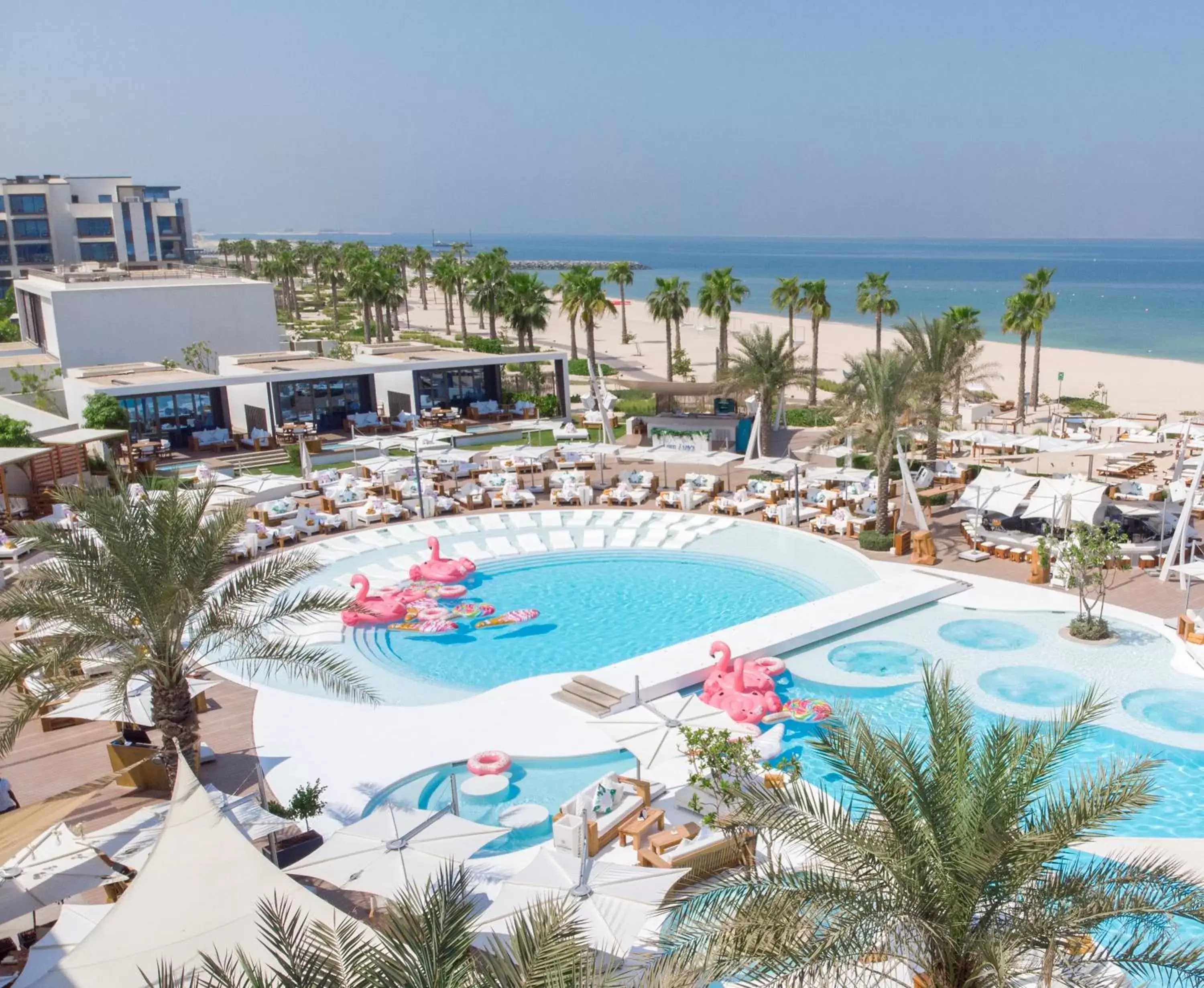 Restaurant/places to eat, Pool View in Nikki Beach Resort & Spa Dubai