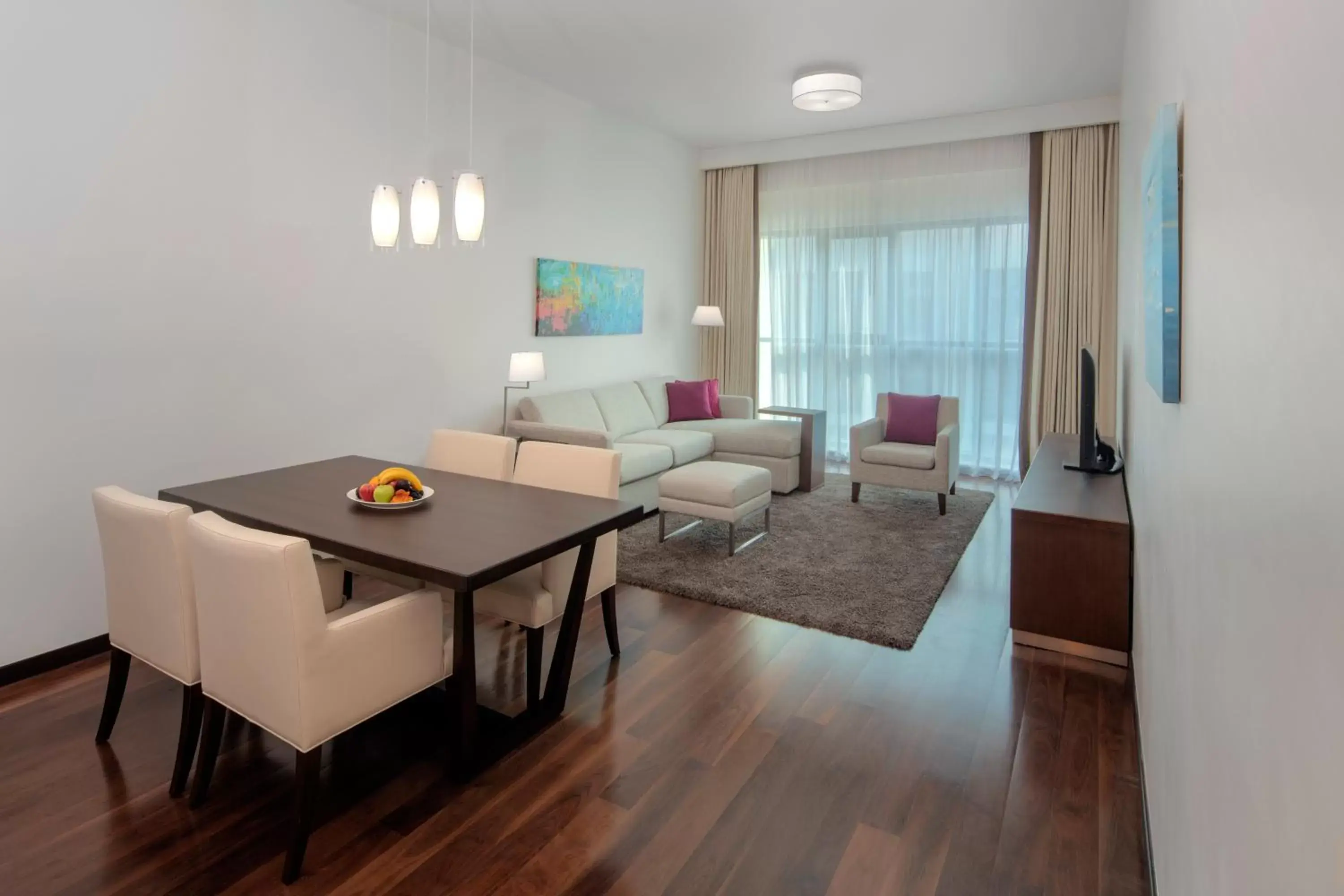 Living room, Seating Area in Hyatt Place Dubai Jumeirah Residences
