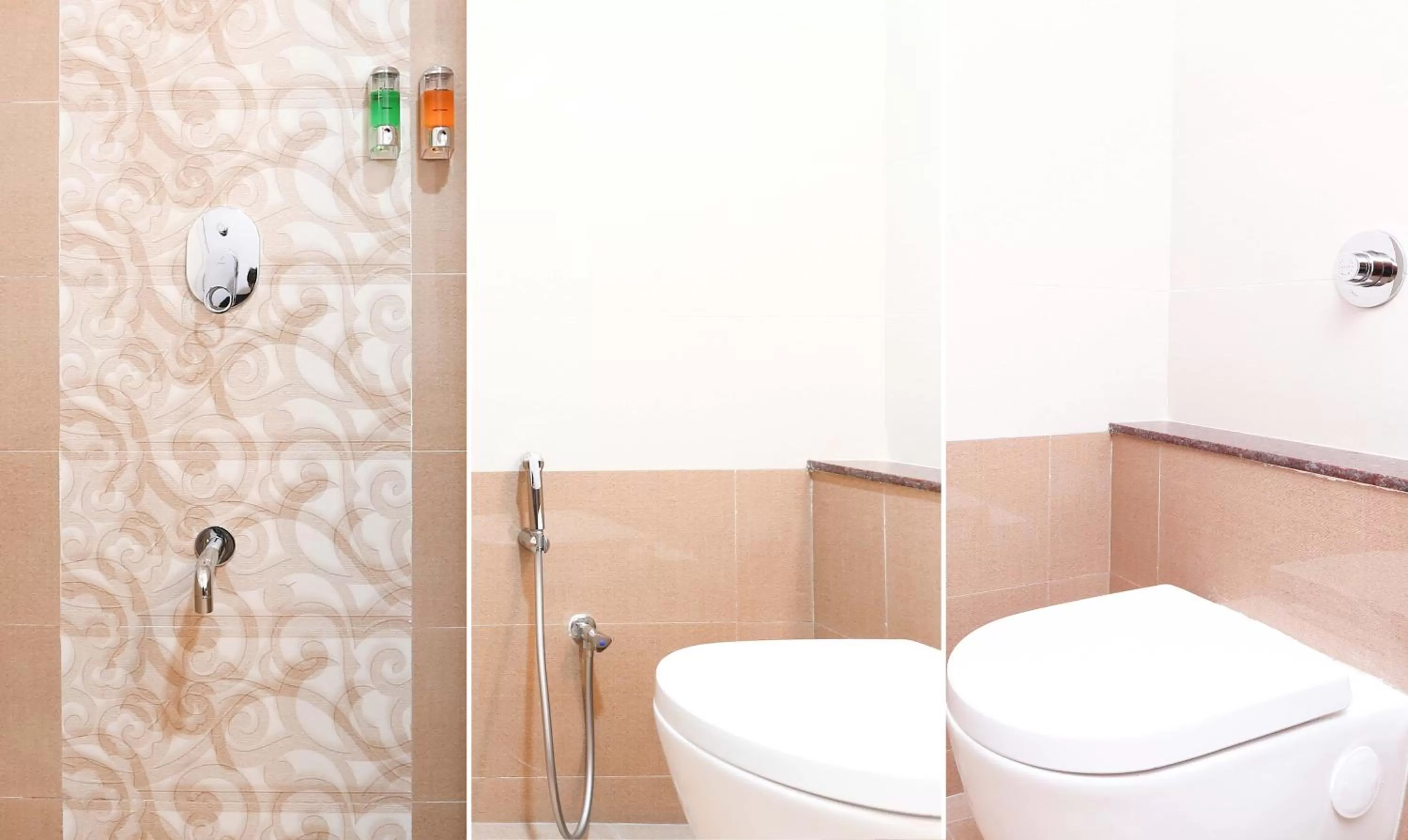 Bathroom in Treebo Premium Akshaya Mahal Inn