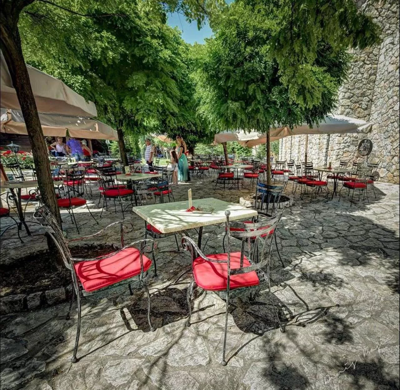 Patio in Ethno Village Stanisici