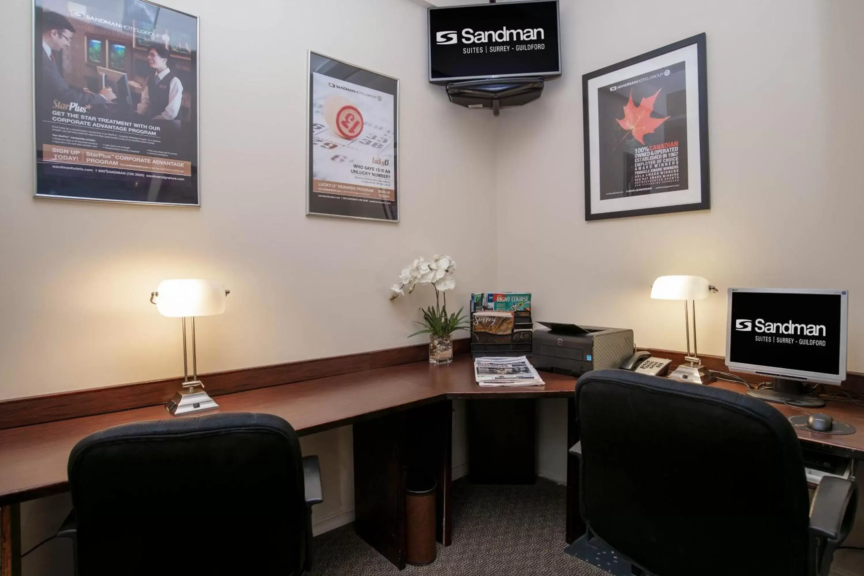 Business facilities in Sandman Suites Surrey - Guildford