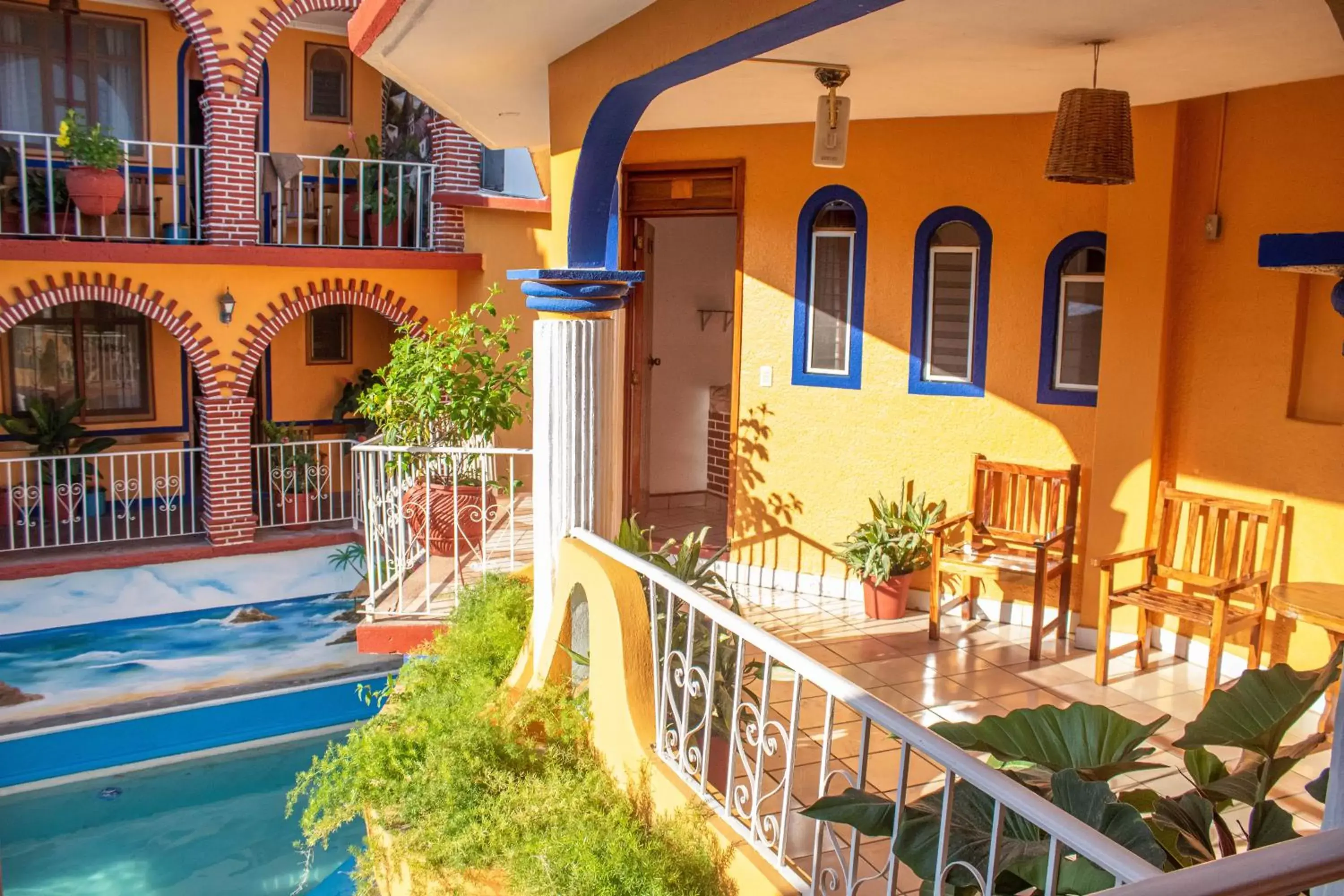 Patio, Pool View in Hotel San Juan