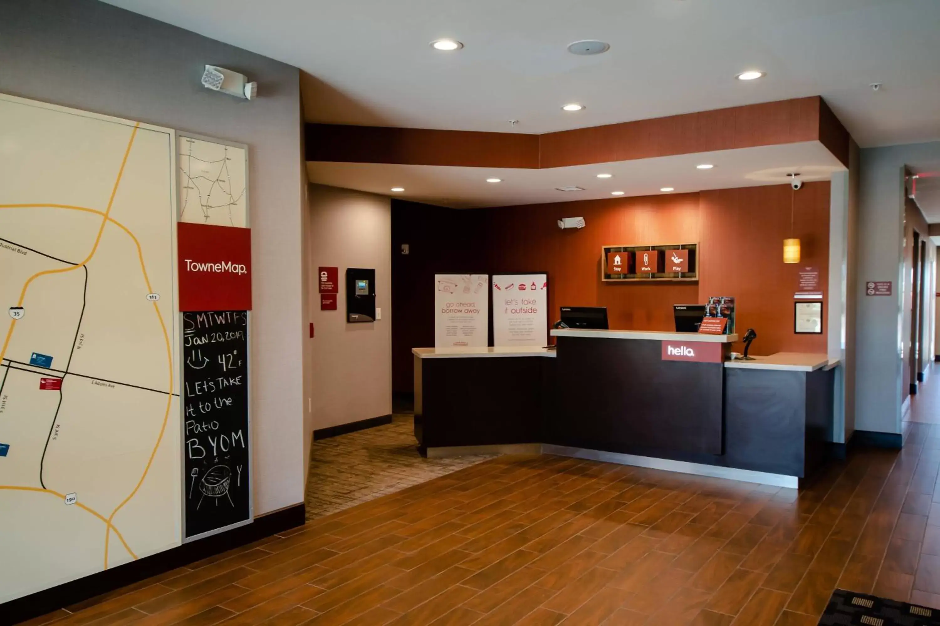 Location, Lobby/Reception in TownePlace Suites by Marriott Temple