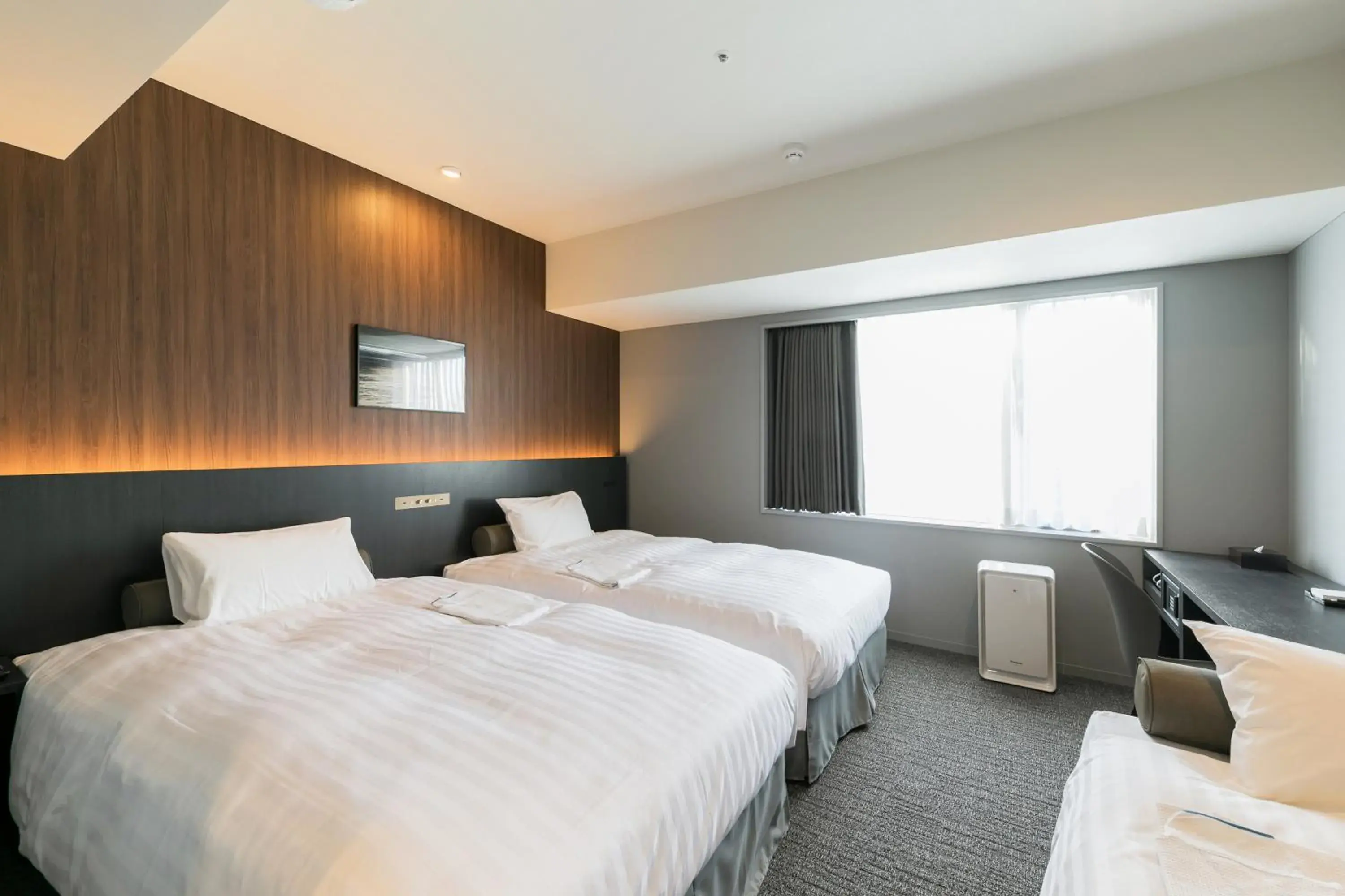 Bed in Ginza Capital Hotel Moegi Bed in Ginza Capital Hotel Moegi