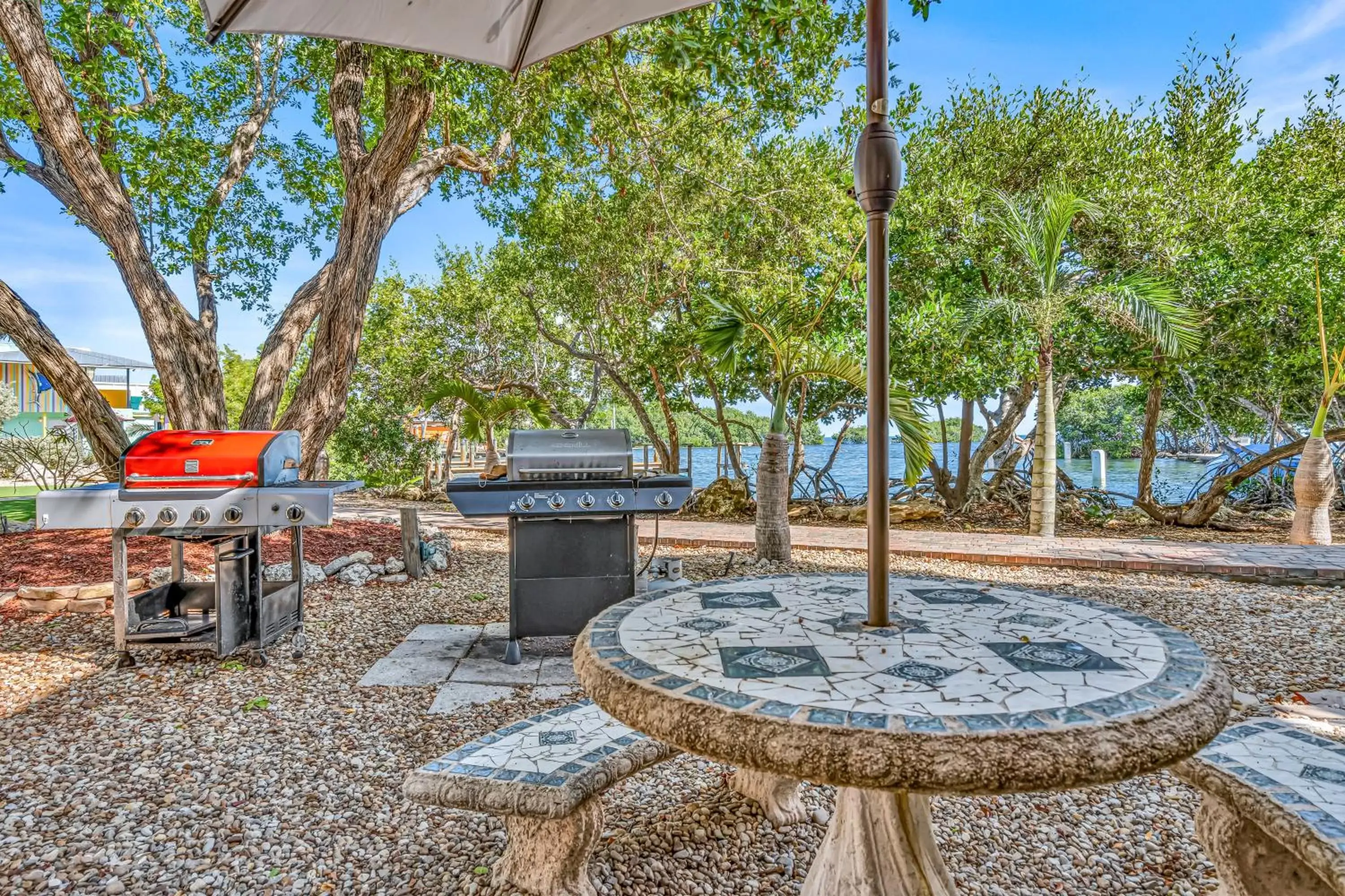 BBQ facilities in Dove Creek Resort & Marina, Trademark Collection by Wyndham