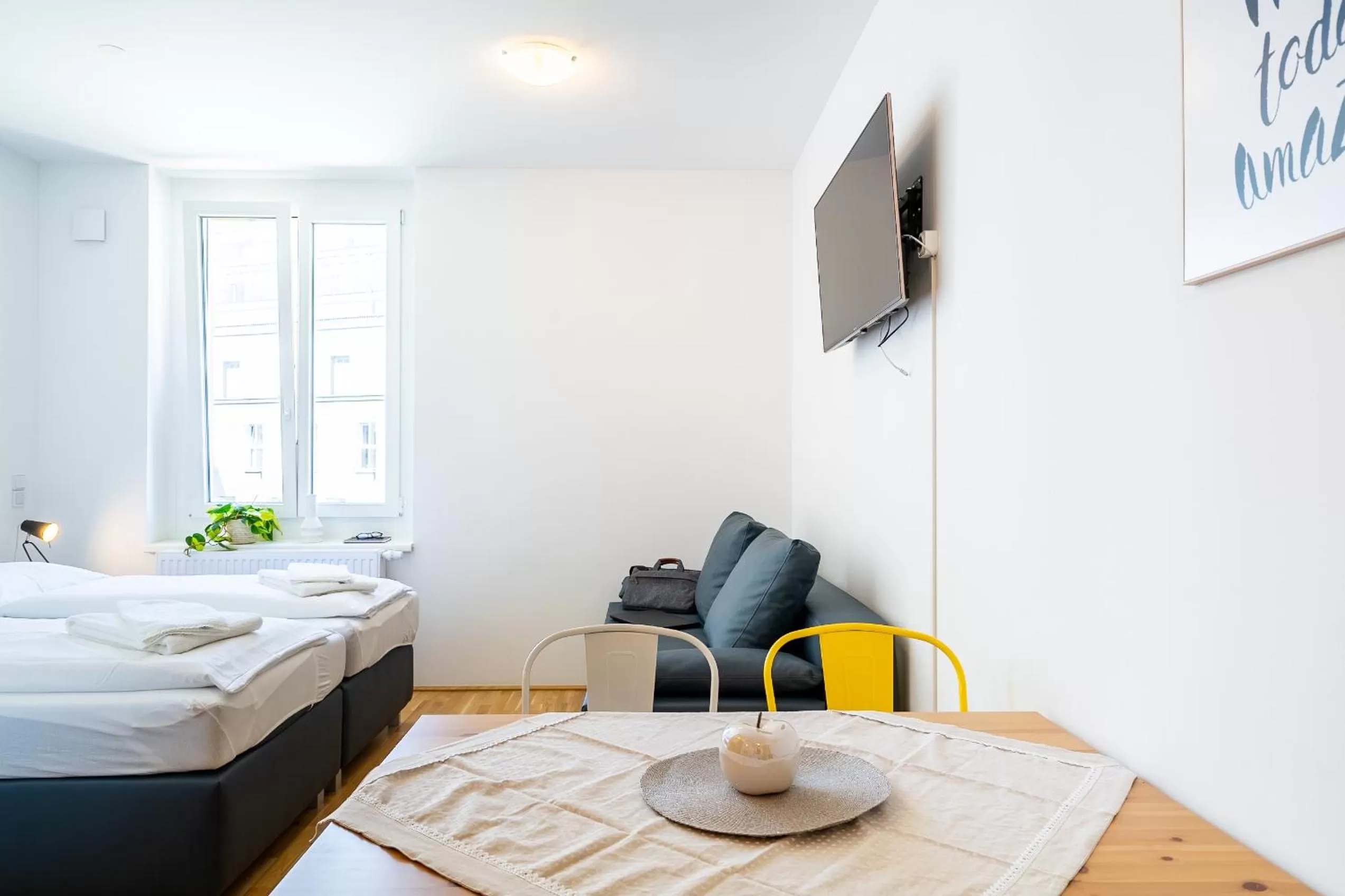 Bed in FeelGood Apartments SmartLiving | contactless check-in