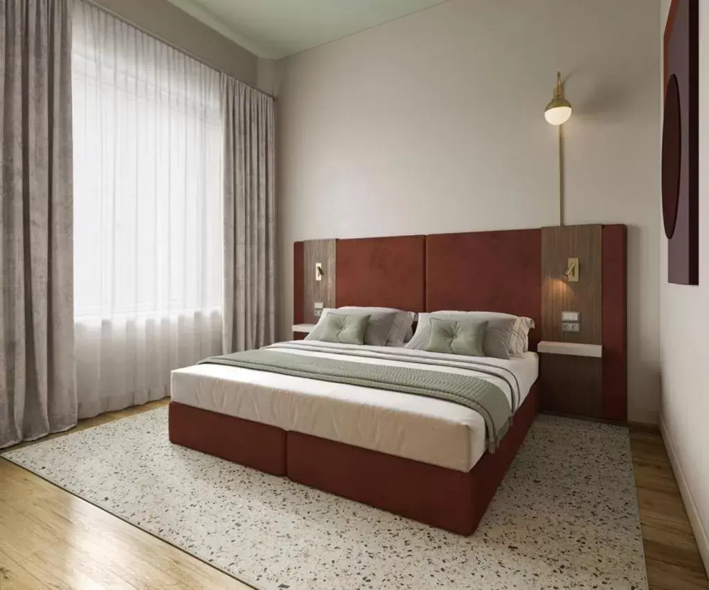 Bedroom, Bed in Mokinba Hotels Montebianco