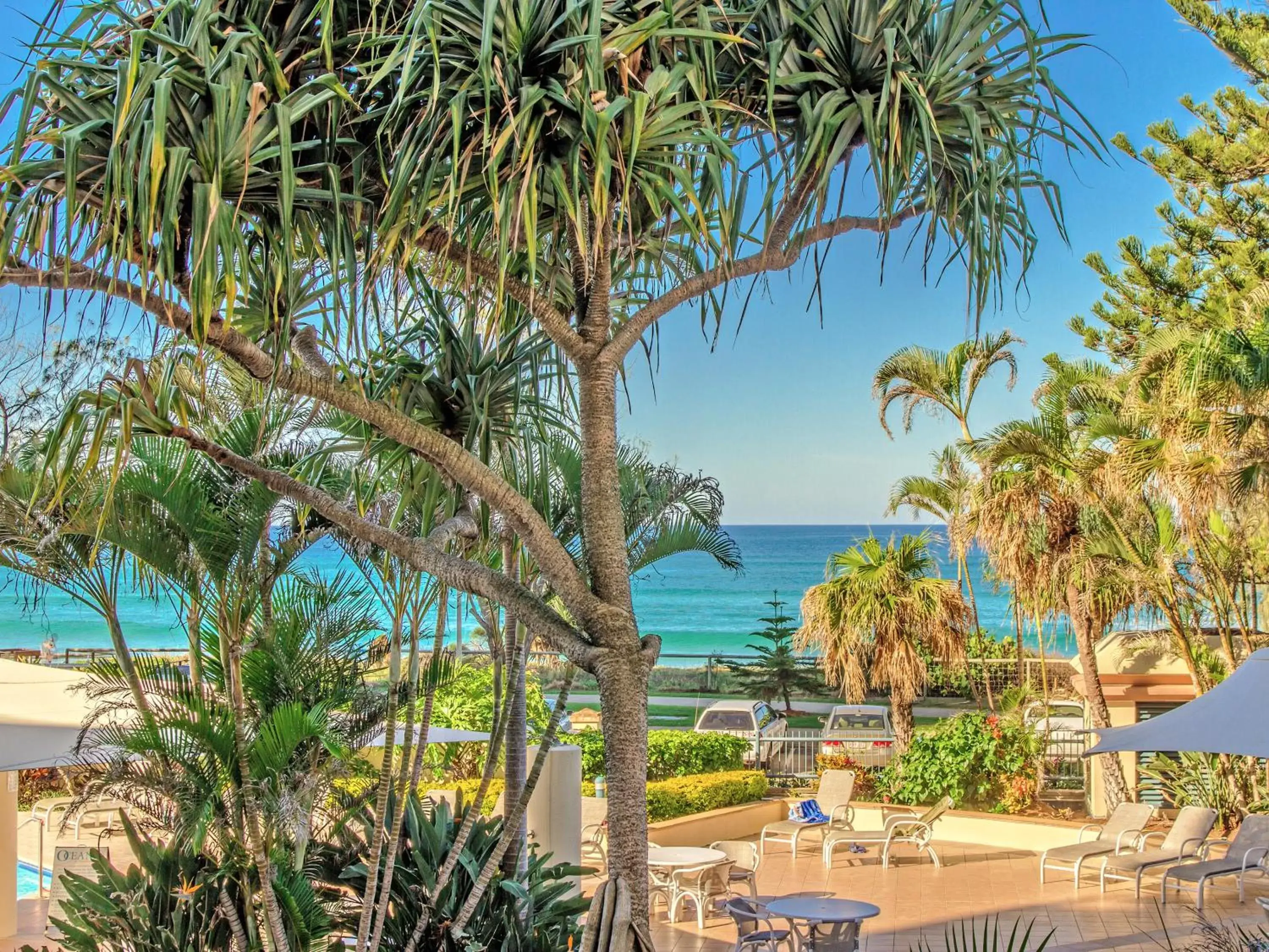 Beach, Pool View in Oceana On Broadbeach