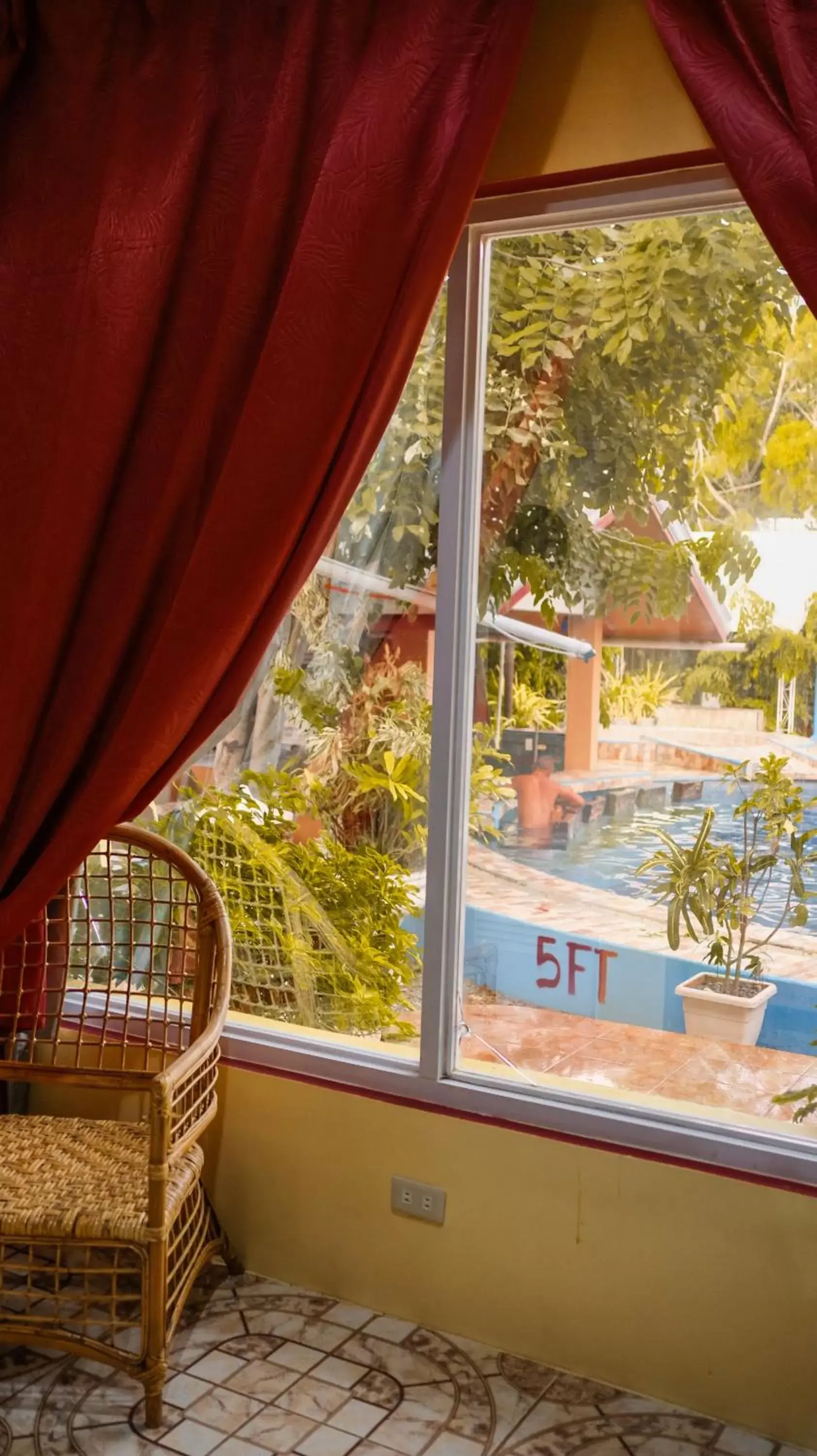 Pool view in Deep Forest Garden Hotel