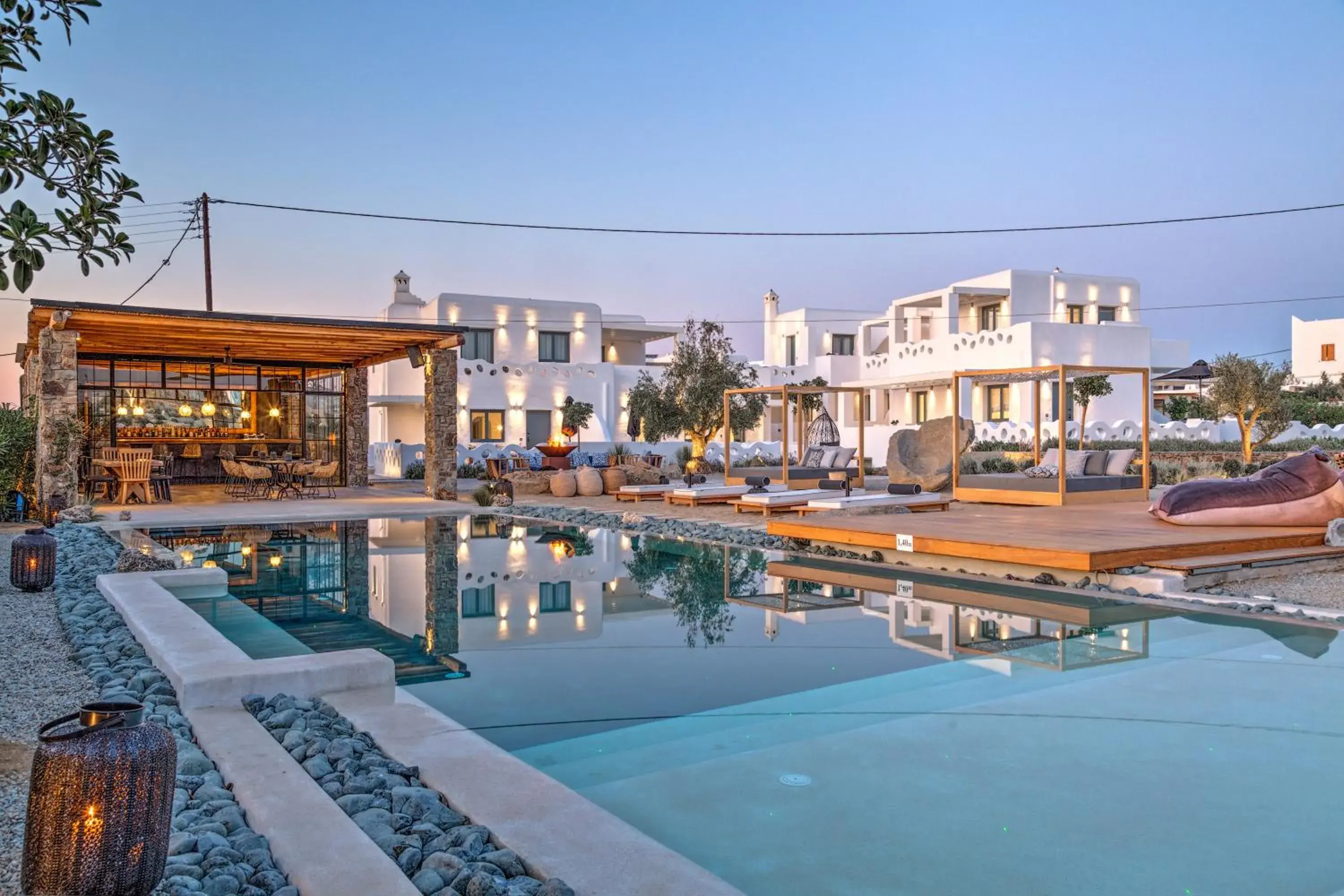 Property building, Swimming Pool in Portes Suites & Villas Mykonos