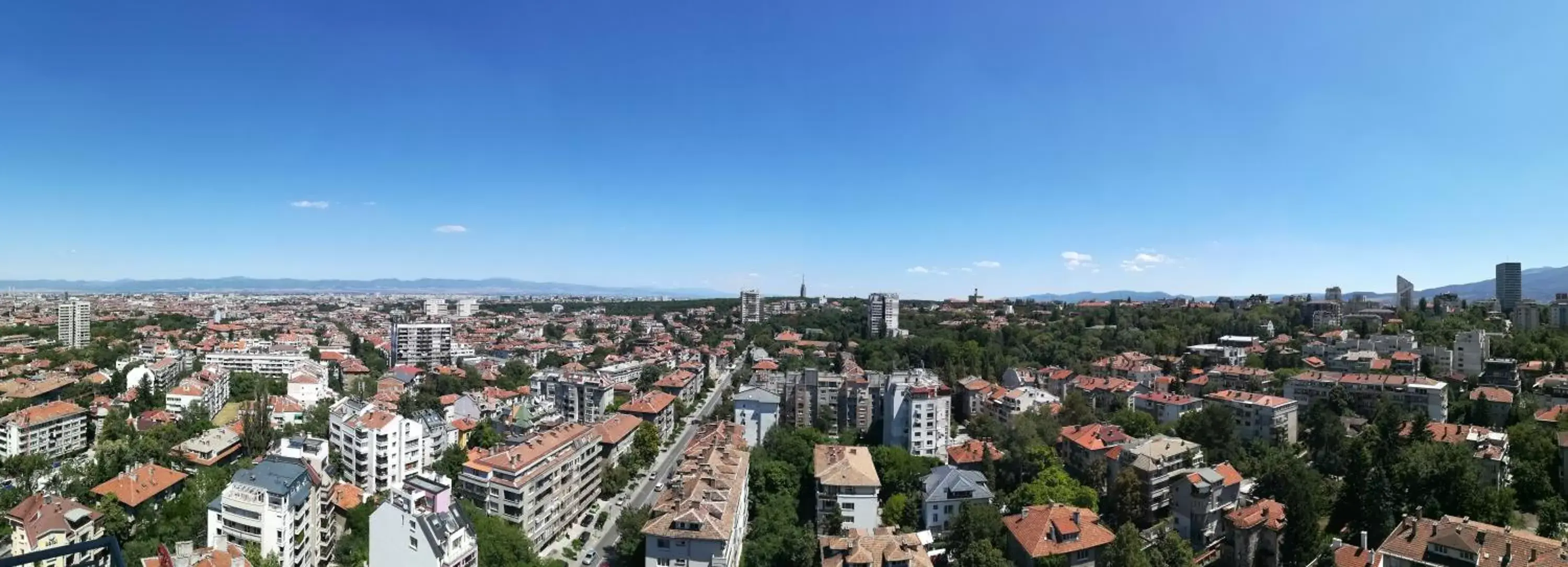 City view in Hemus Hotel Sofia