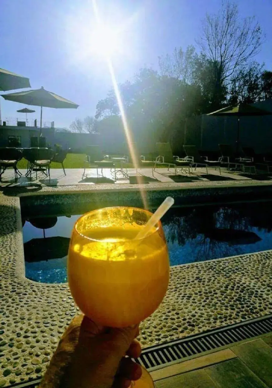 Drinks in Hotel Las Puertas de Tepoztlan