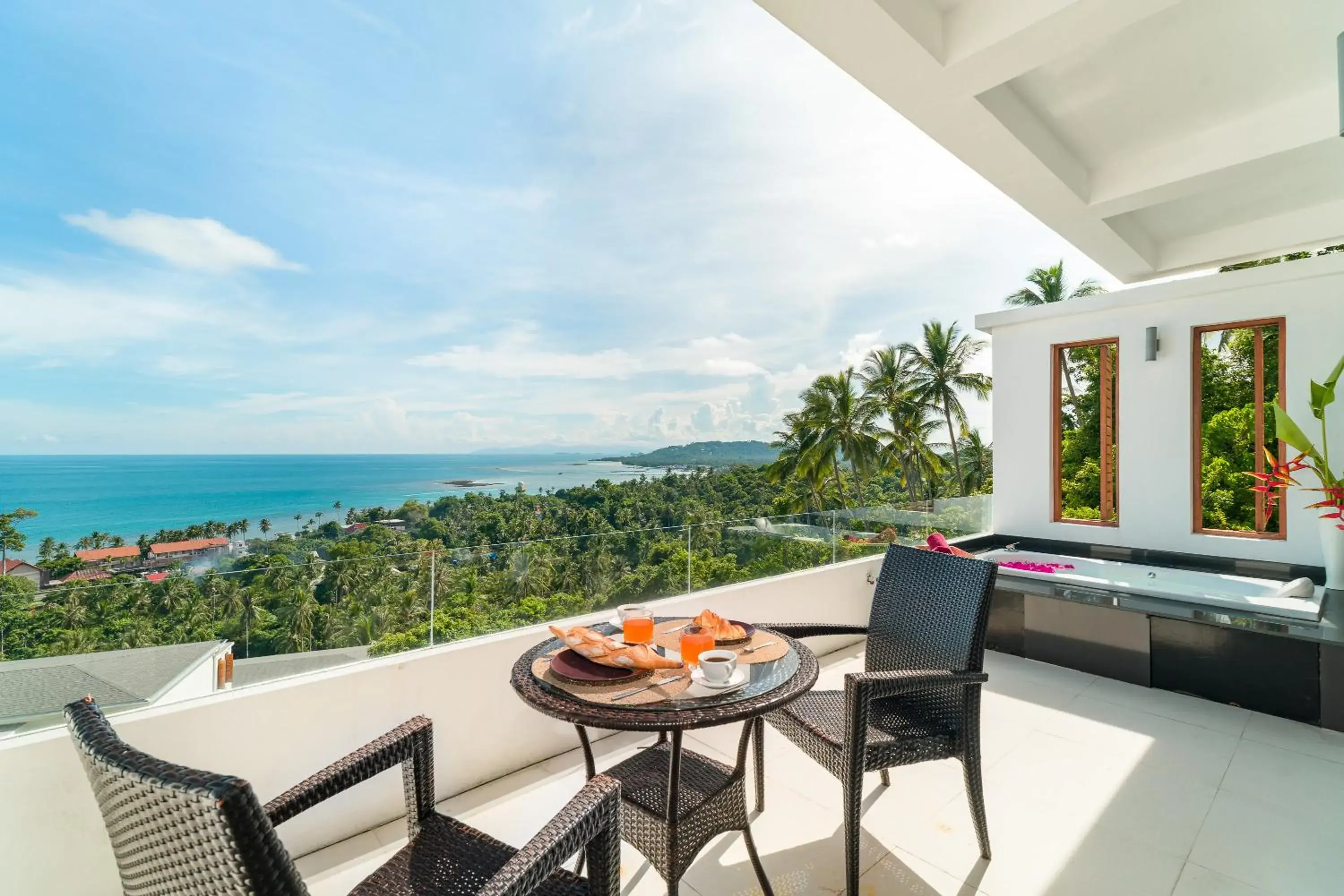 Nearby landmark, Balcony/Terrace in Tropical Sea View Residence