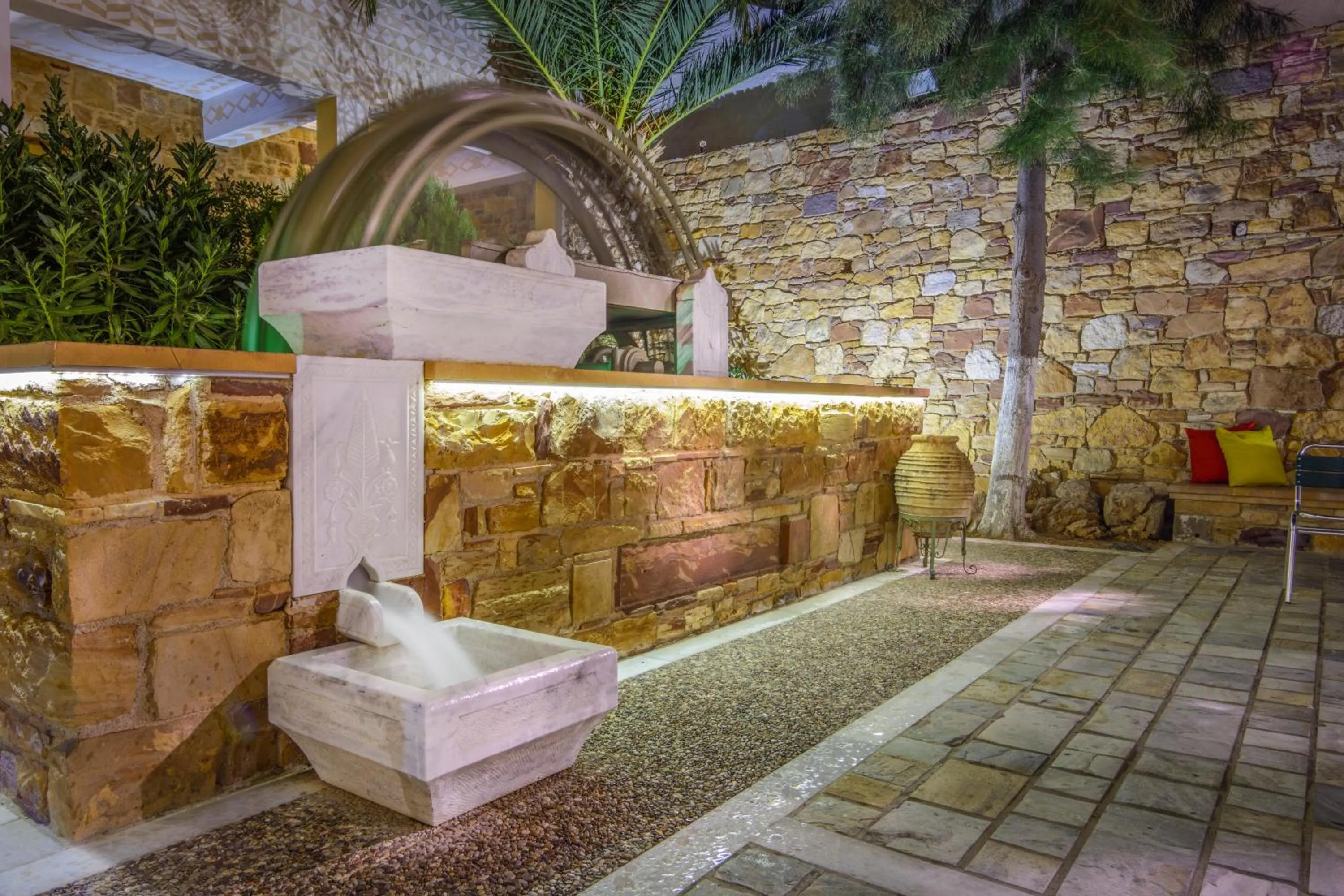 Decorative detail in Grecian Castle Chios