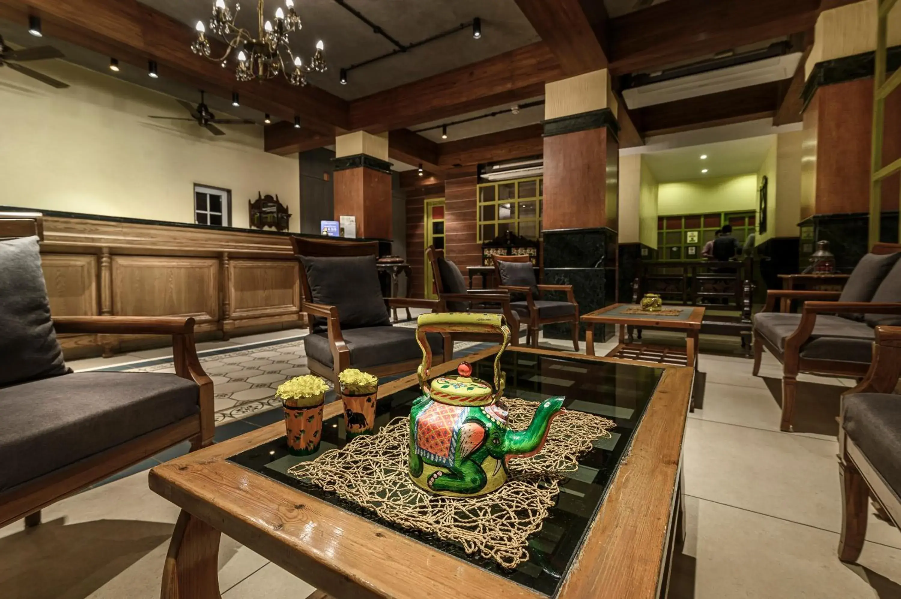 Lobby or reception in Budget Inn Bellevue