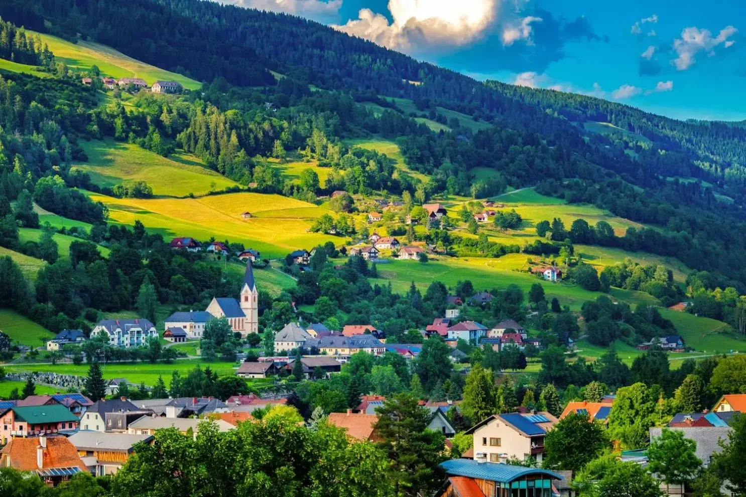 Mountain view, Bird's-eye View in Relax Resort Hotel Kreischberg