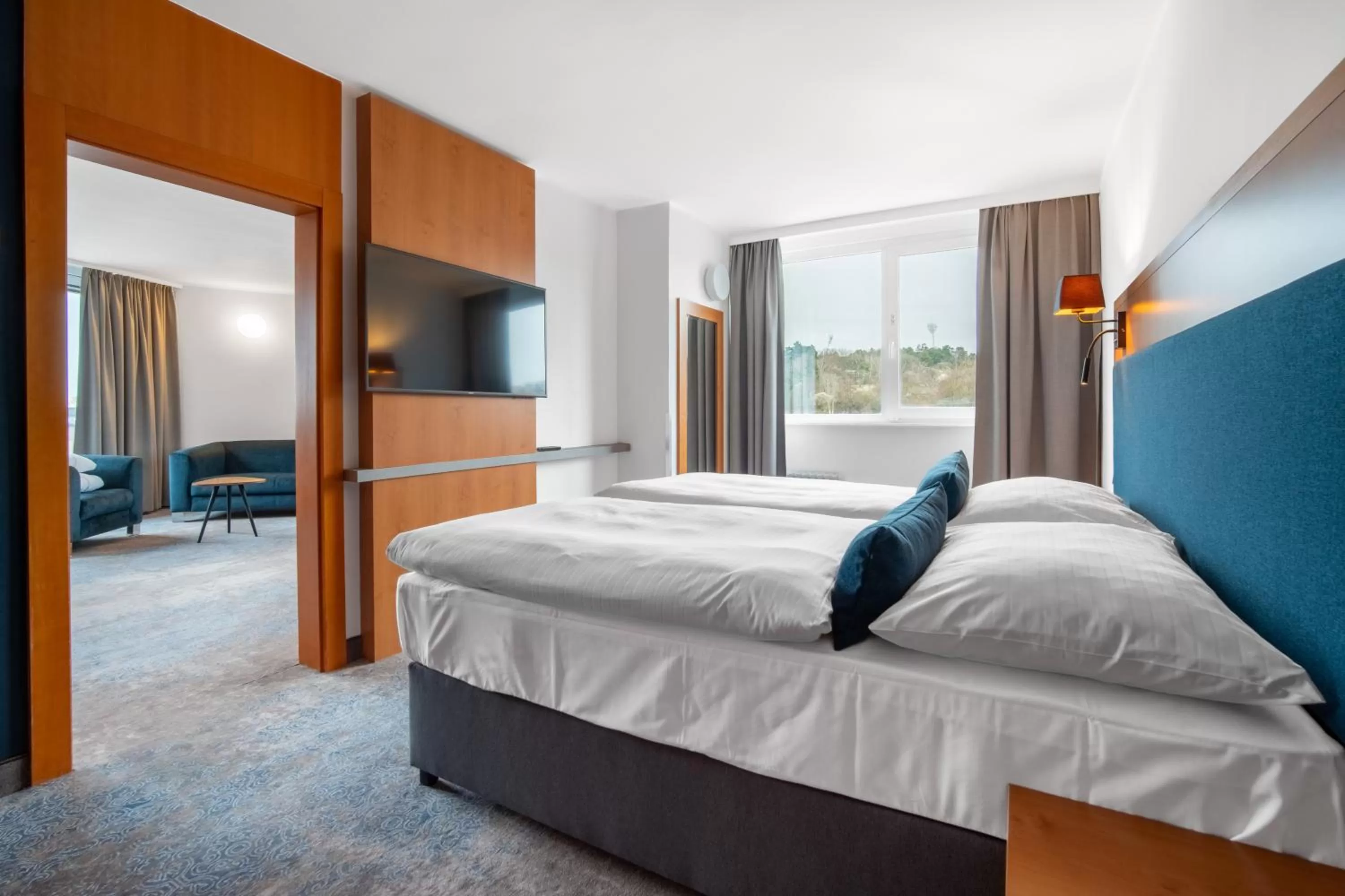 Bed in OREA Hotel Pyramida Praha