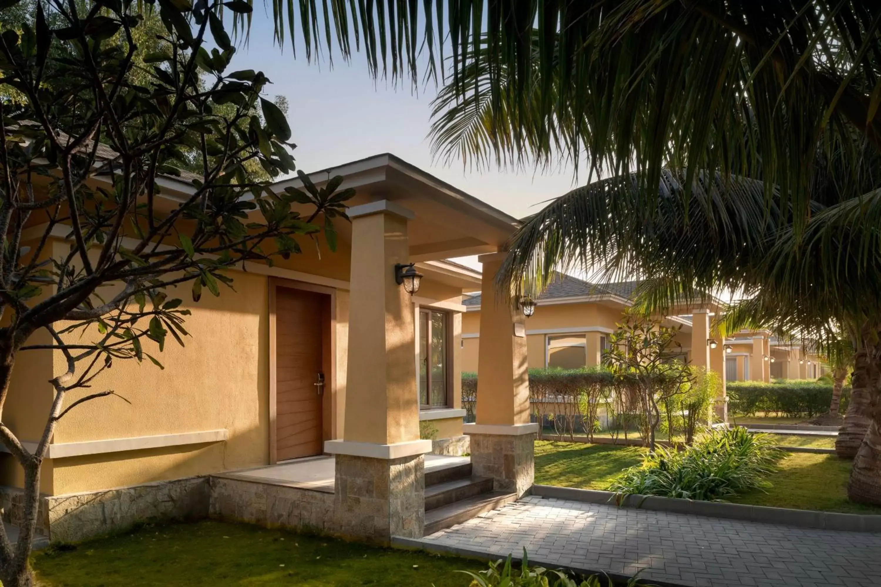 Bed in Hawthorn Suites by Wyndham Dwarka Bed in Hawthorn Suites by Wyndham Dwarka