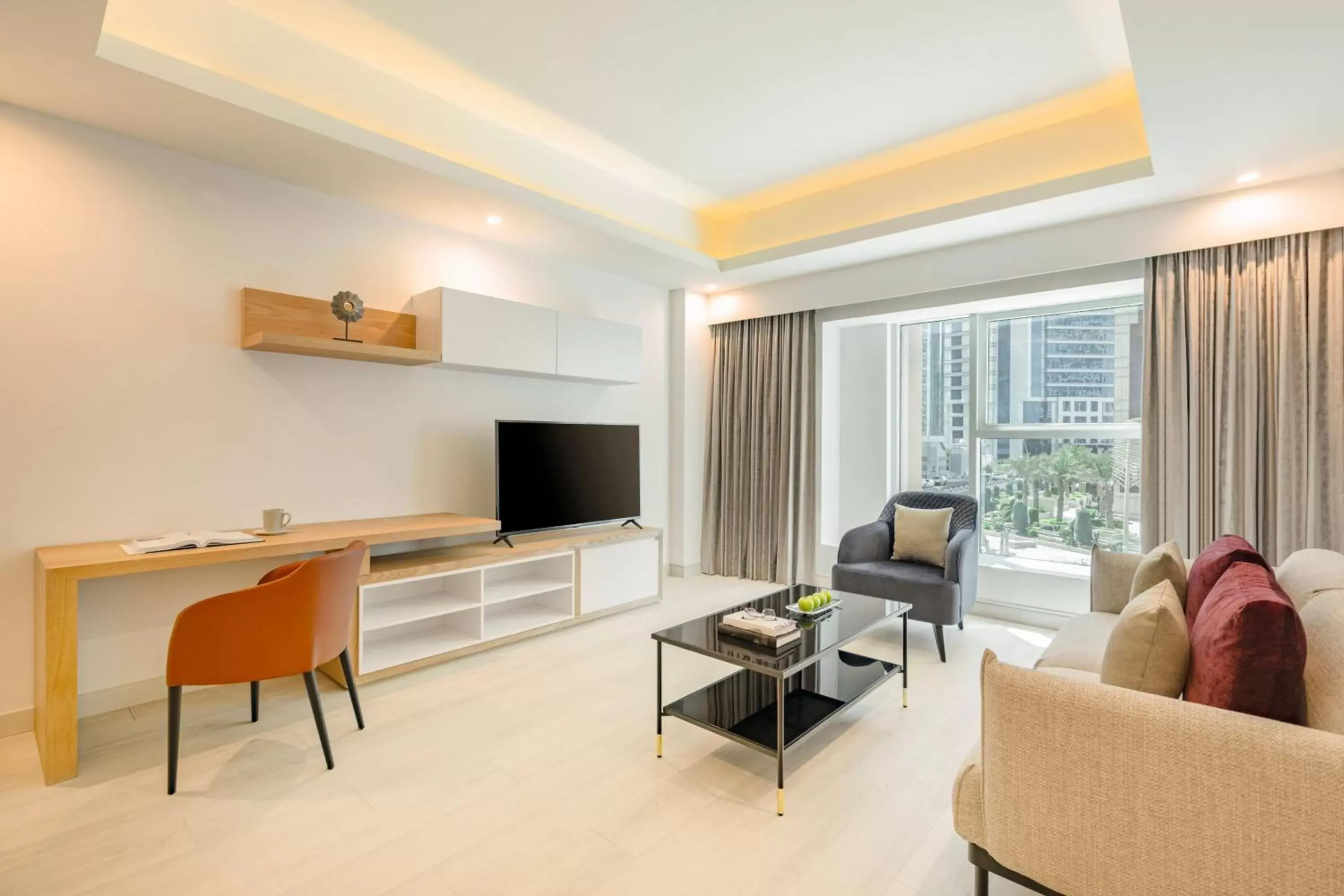 Living room, Seating Area in Marriott Executive Apartments City Center Doha