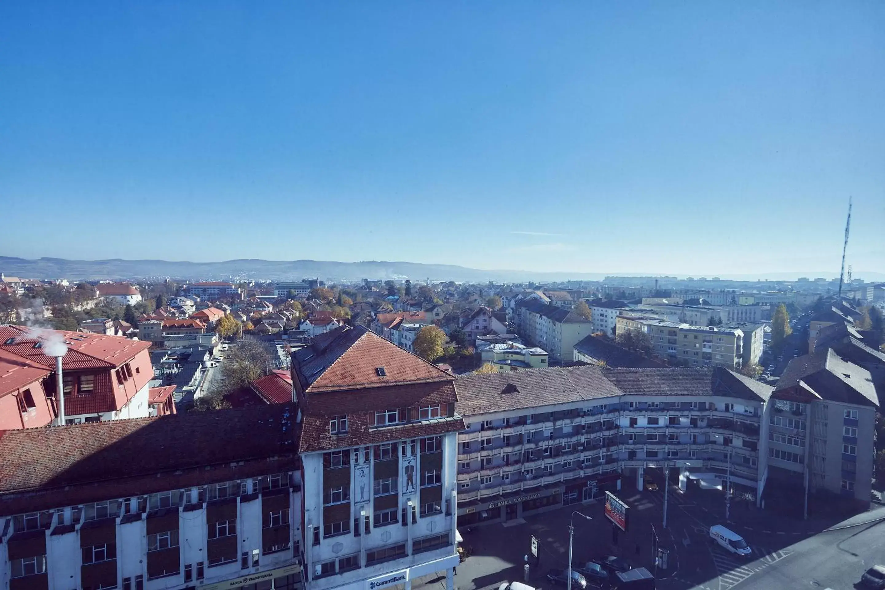 City view in MyContinental Sibiu