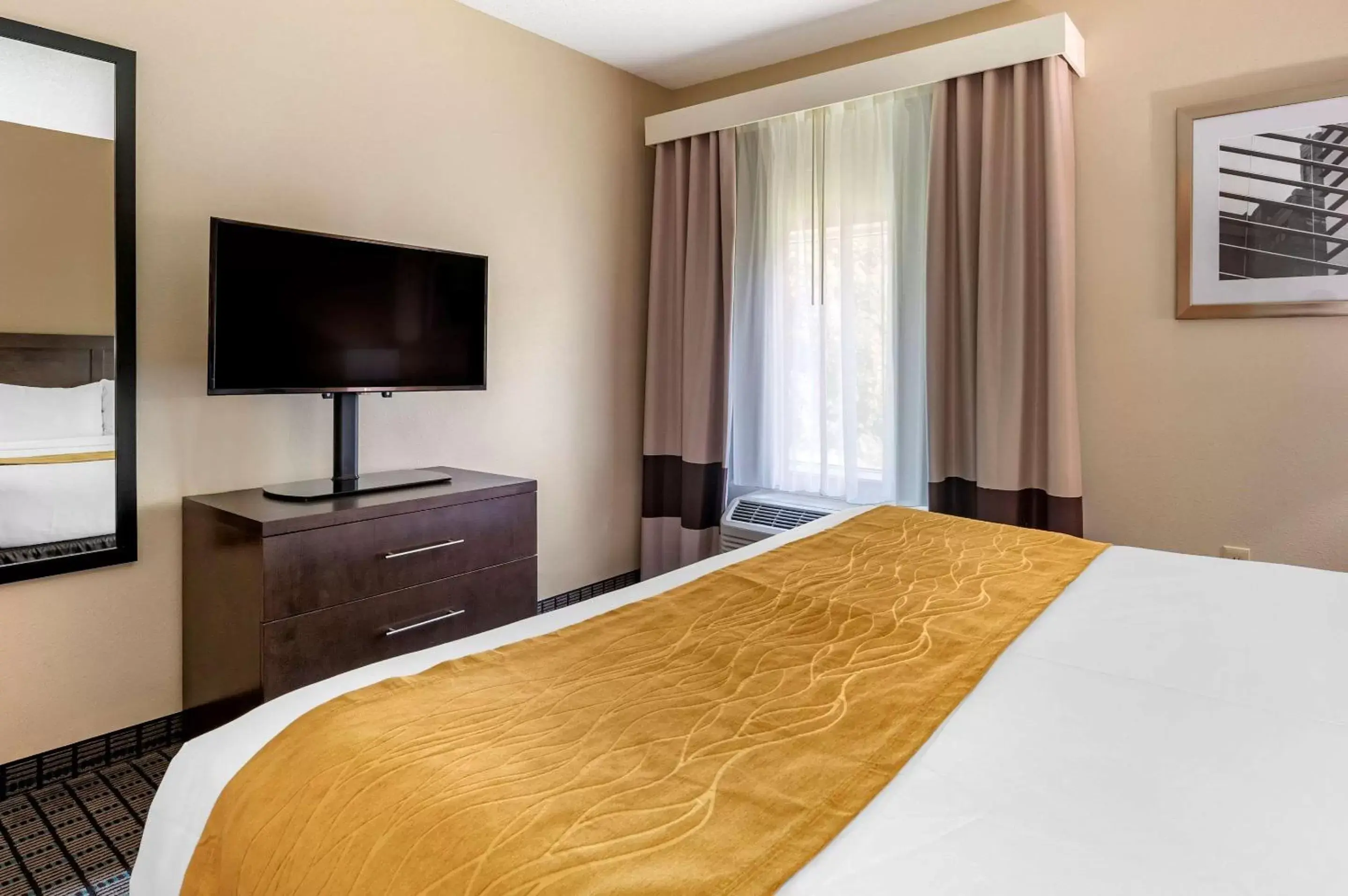 Photo of the whole room, Bed in Comfort Inn & Suites Cincinnati Uptown Clifton Photo of the whole room, Bed in Comfort Inn & Suites Cincinnati Uptown Clifton