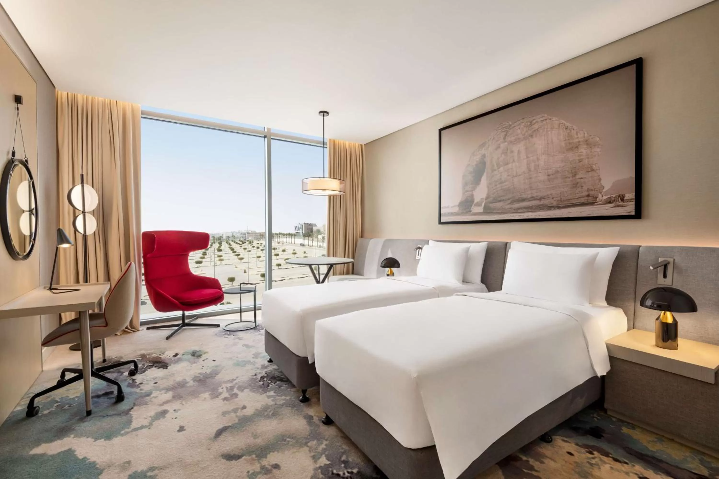 Bedroom, Bed in Radisson Blu Hotel Riyadh Convention and Exhibition Center