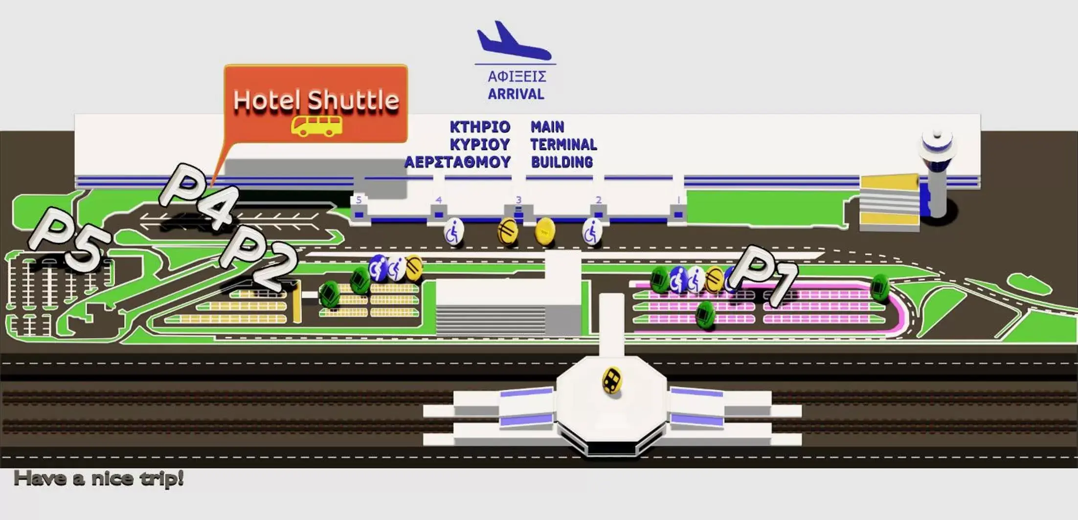 shuttle, Floor Plan in GK Airport Suites