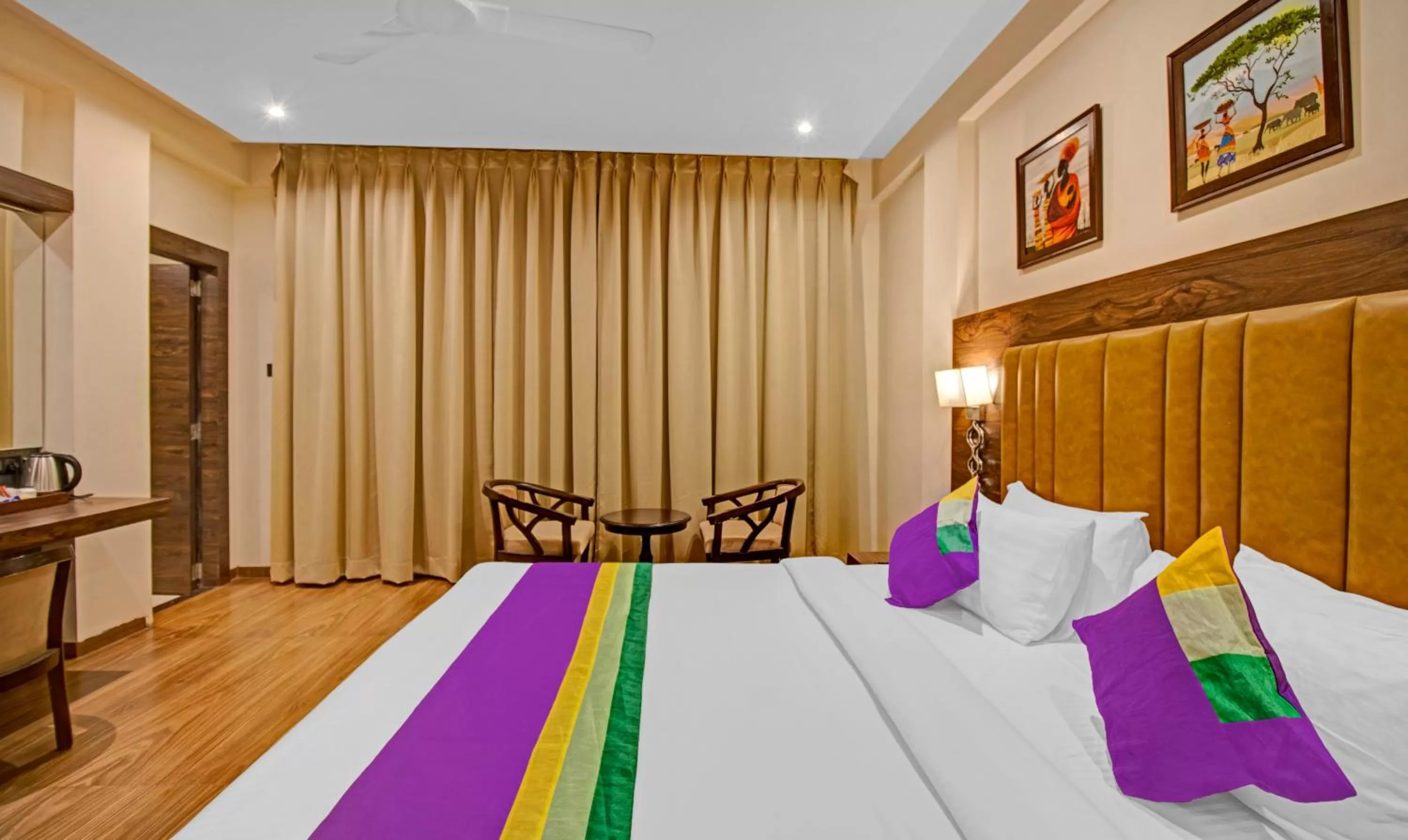 Bedroom, Bed in Treebo Premium Median Inn