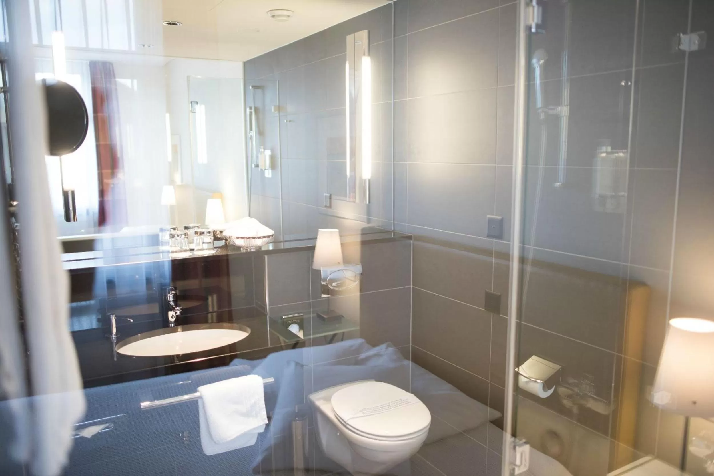 Toilet in Hotel Glockenhof Zürich
