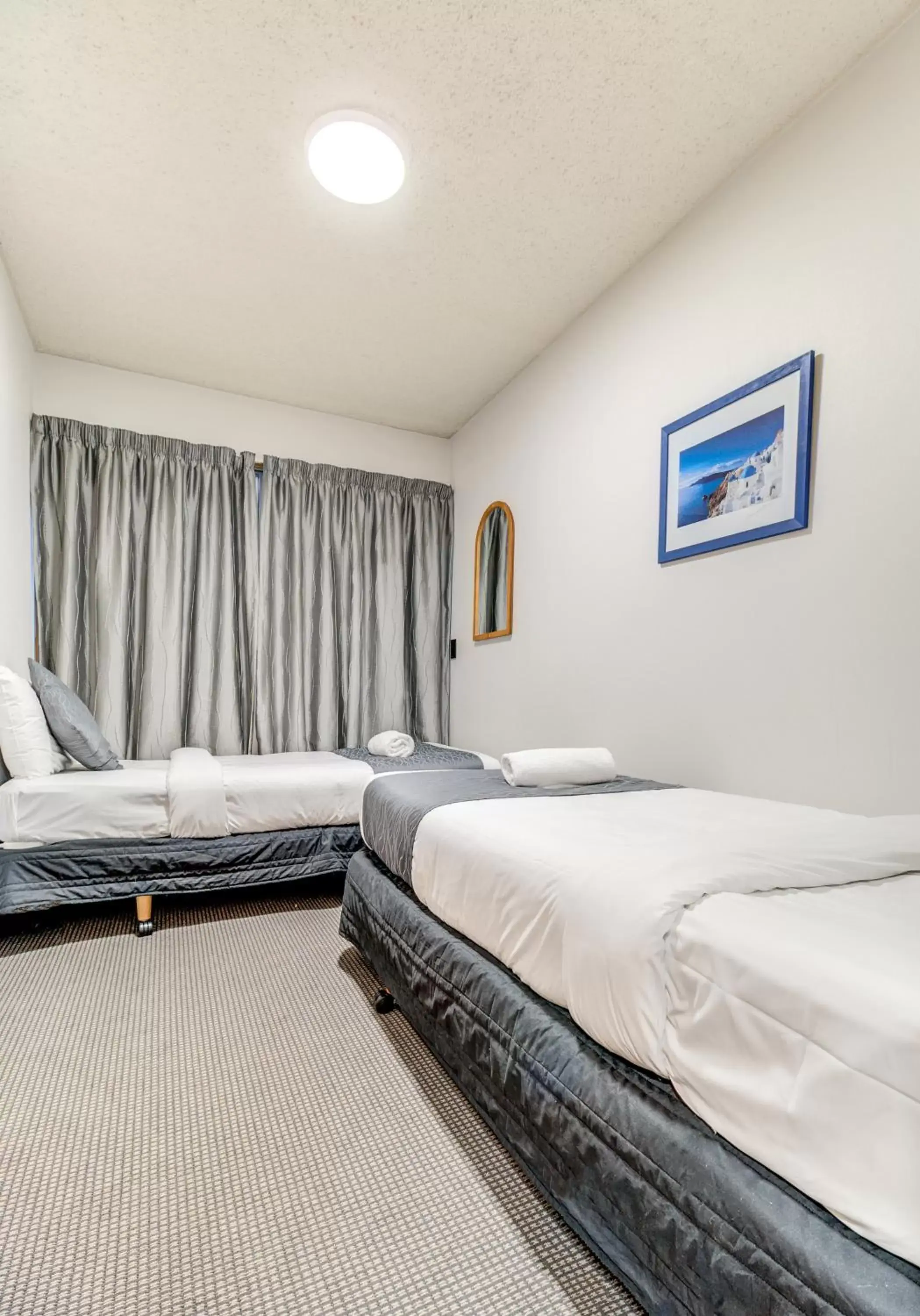 Bedroom, Bed in The Lofts Apartments