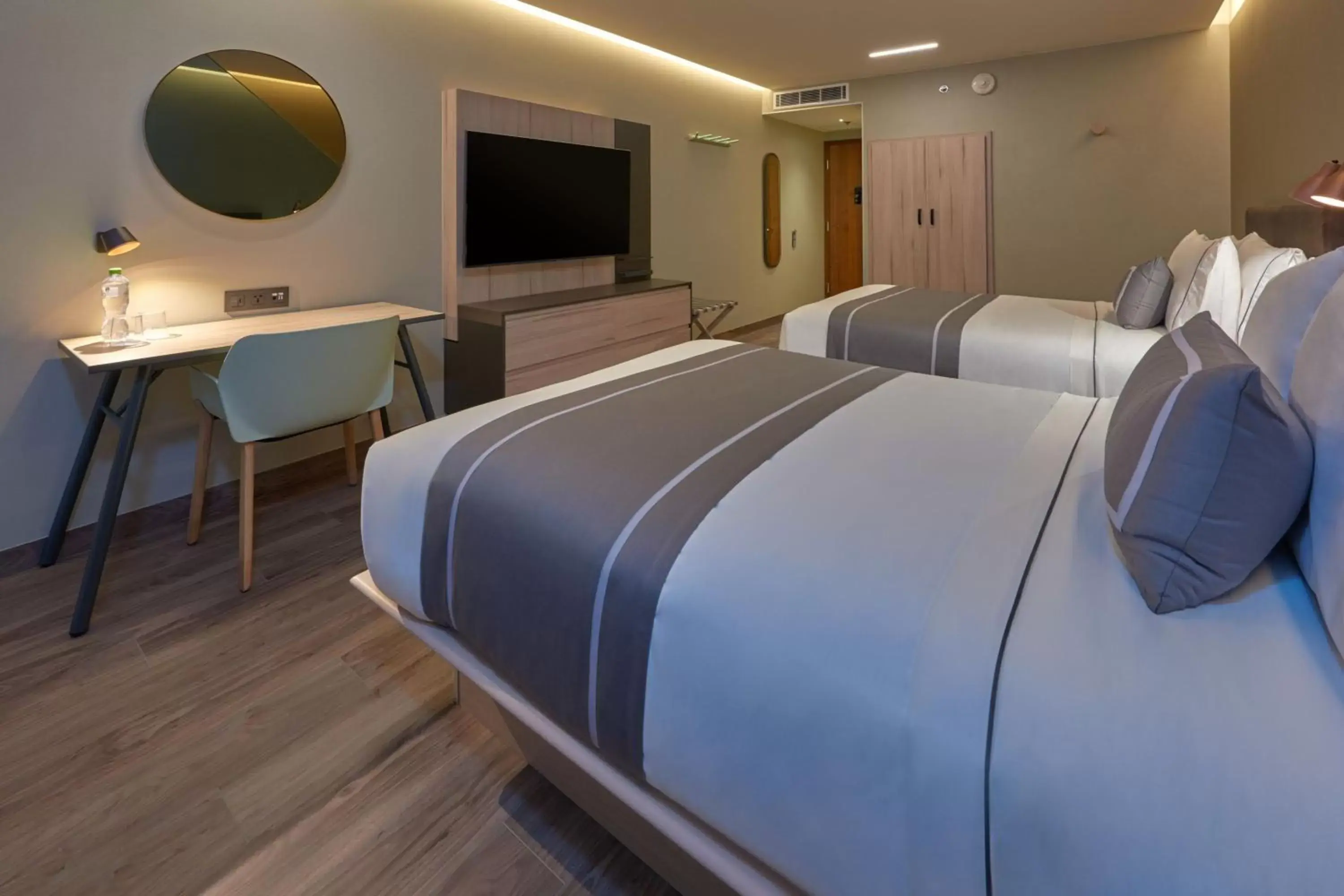 Double Room with Two Double Beds in City Express Plus by Marriott Guadalajara Providencia Double Room with Two Double Beds in City Express Plus by Marriott Guadalajara Providencia