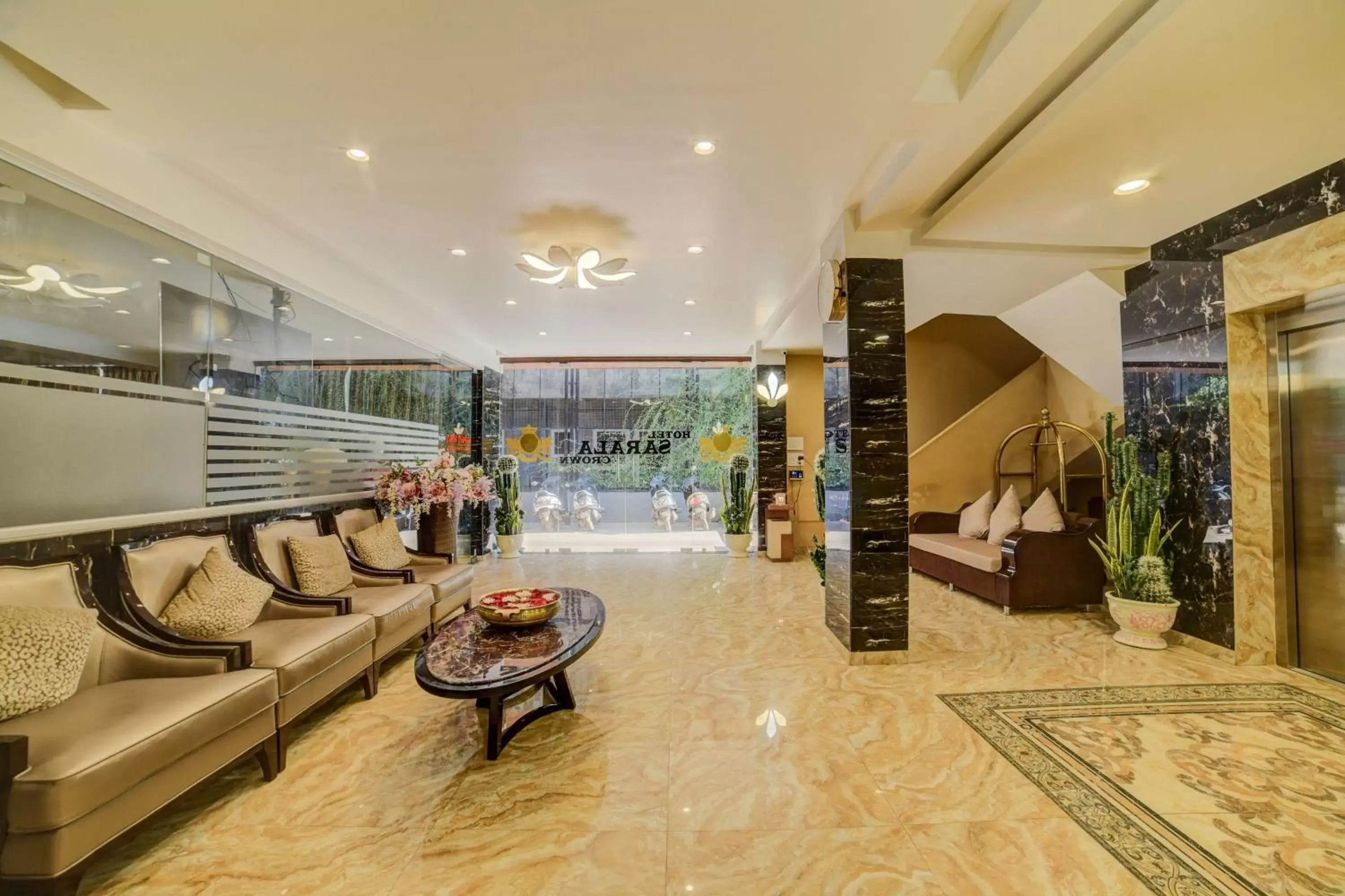 Lobby or reception in Fabhotel Prime Sarala Crown - 500M From Calangute Beach Lobby or reception in Fabhotel Prime Sarala Crown - 500M From Calangute Beach