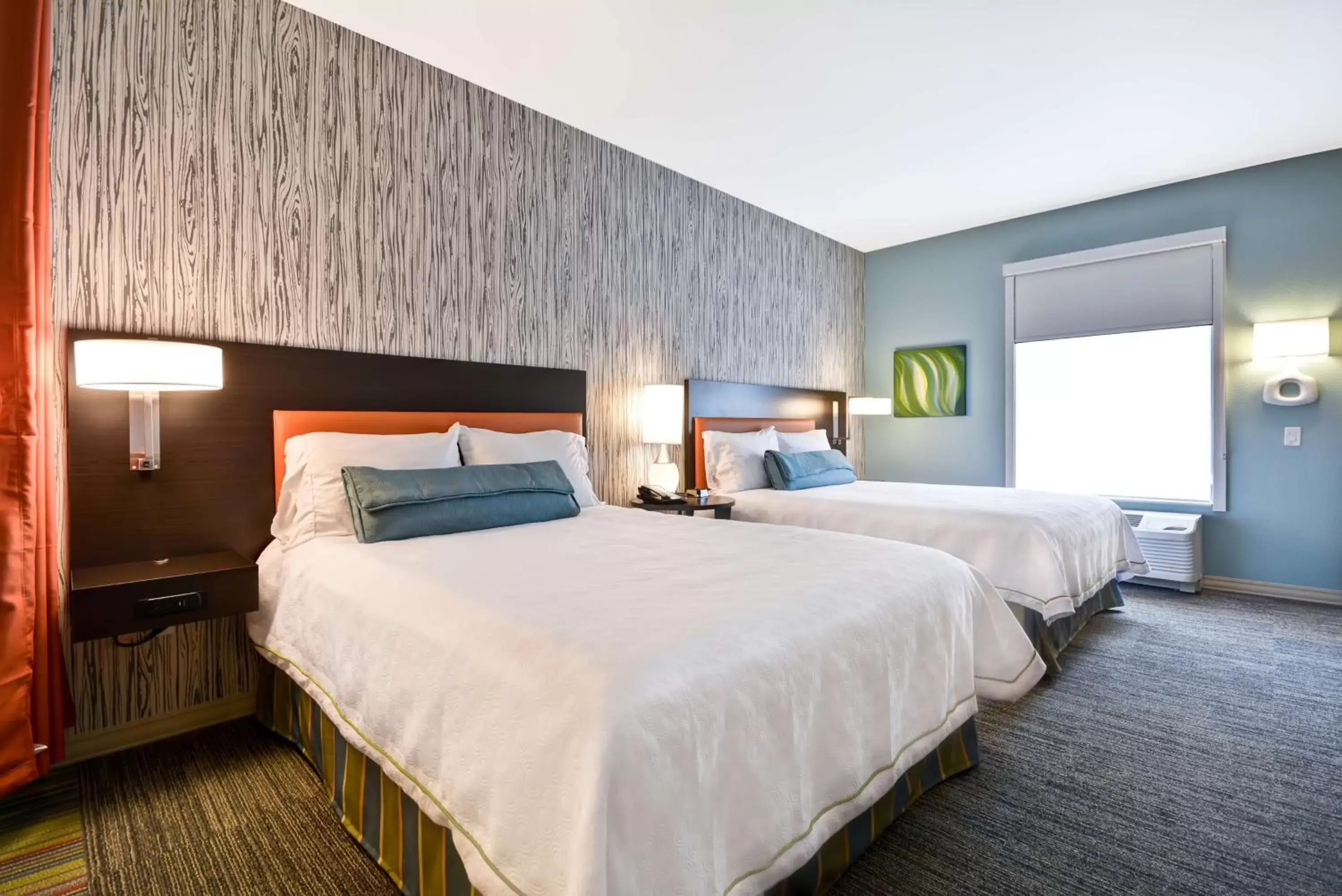 Queen Studio with Two Queen Beds - Non-Smoking in Home2 Suites By Hilton Evansville Queen Studio with Two Queen Beds - Non-Smoking in Home2 Suites By Hilton Evansville