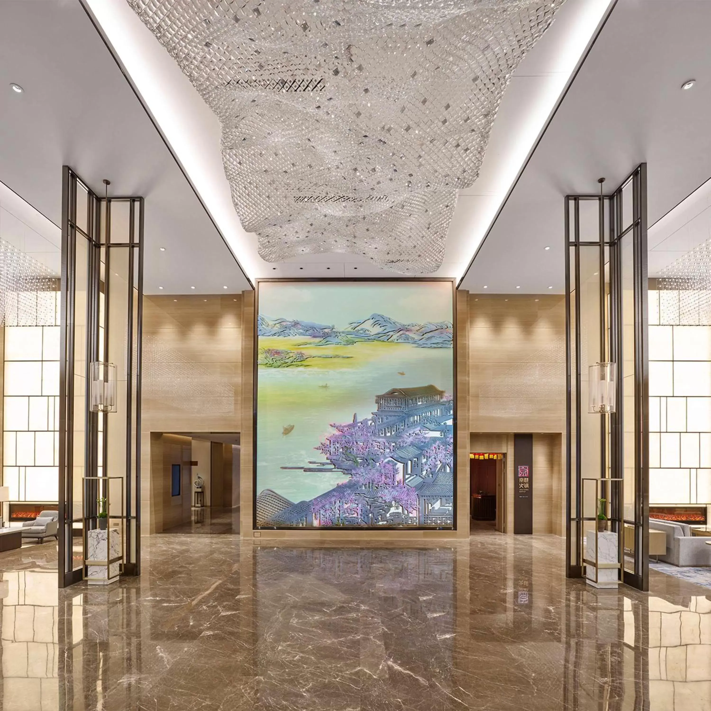 Lobby or reception in Hilton Beijing Tongzhou