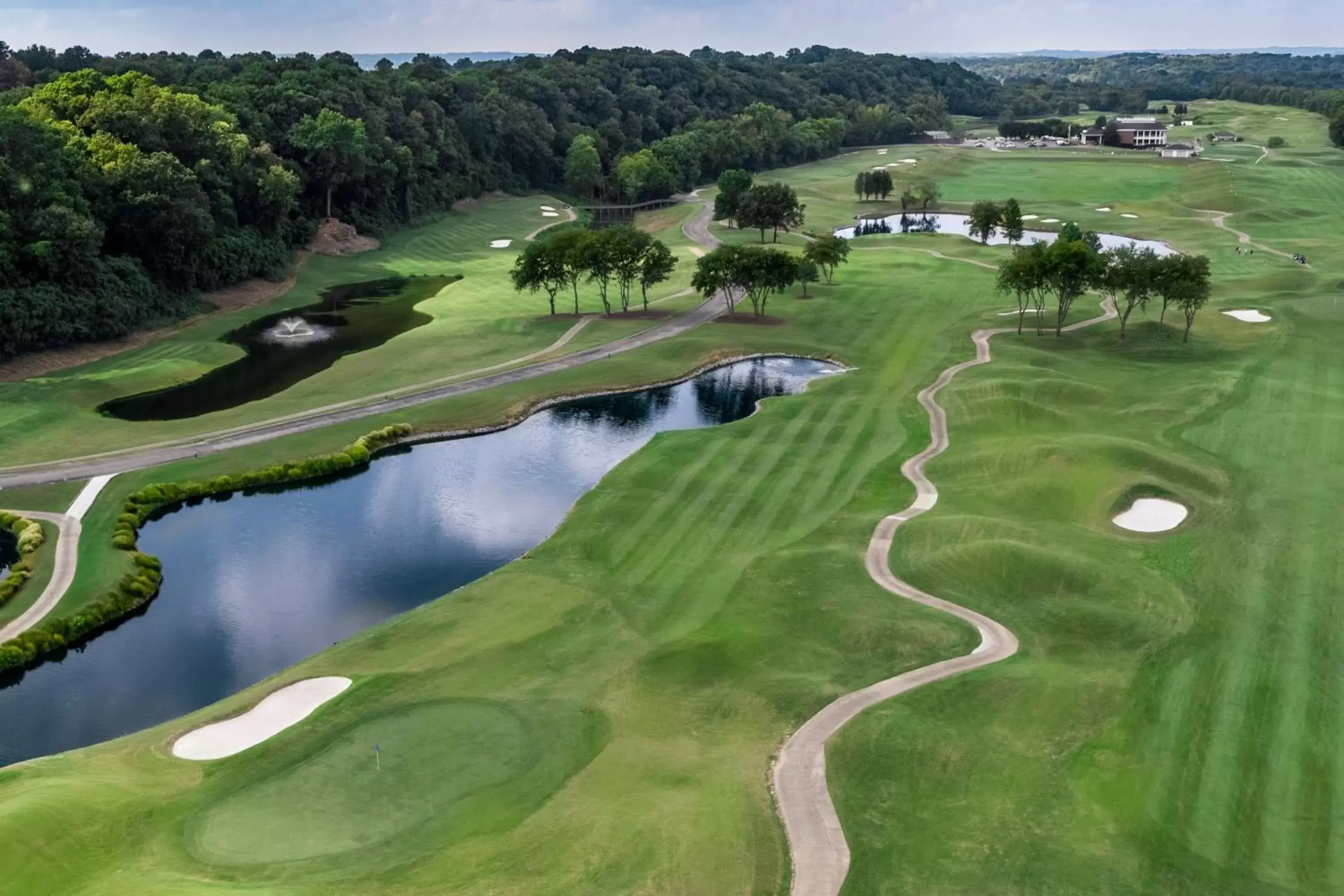 Golfcourse, Bird's-eye View in Gaylord Opryland Resort & Convention Center