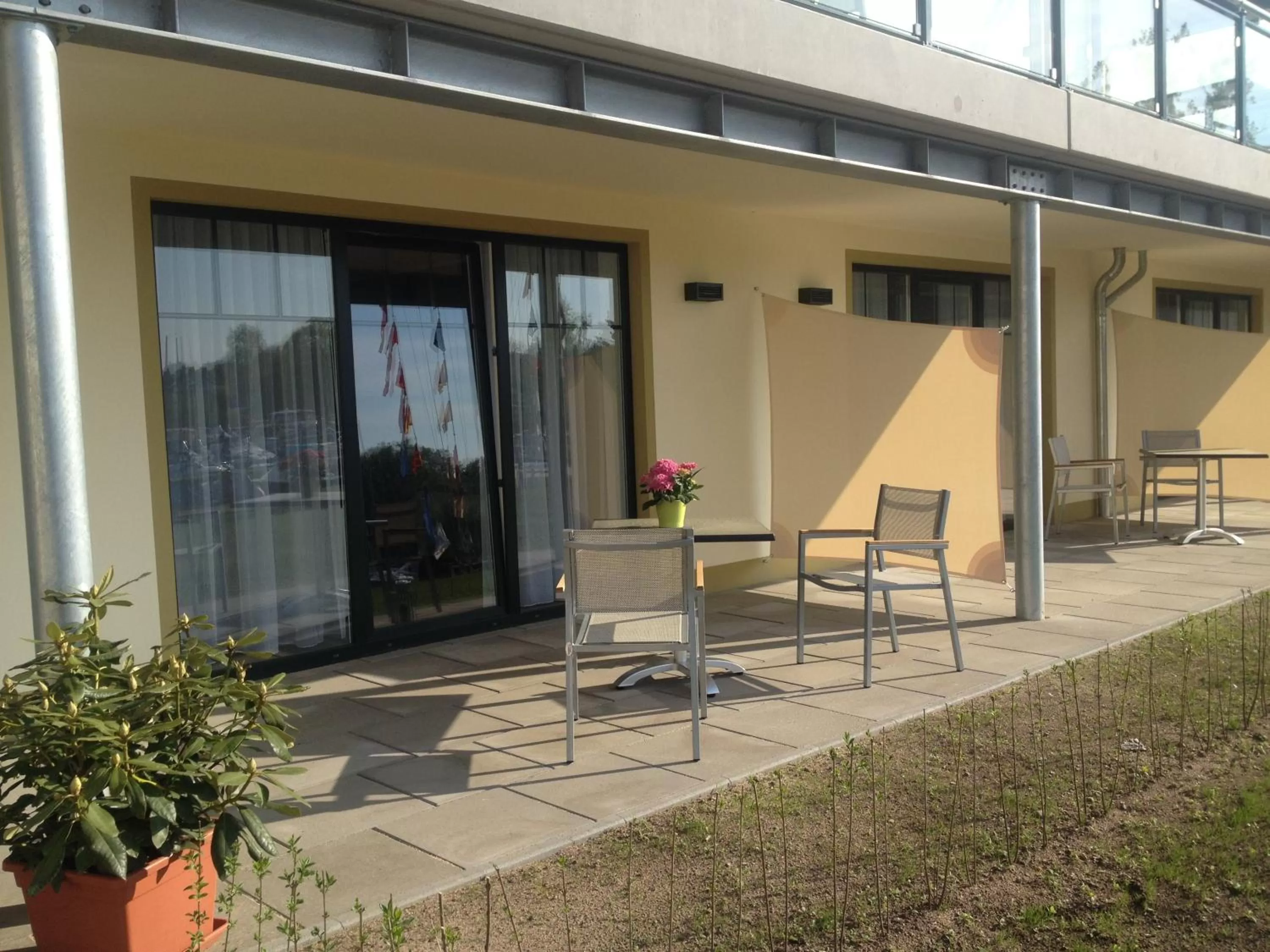 Balcony/Terrace in Aparthotel am Heidensee